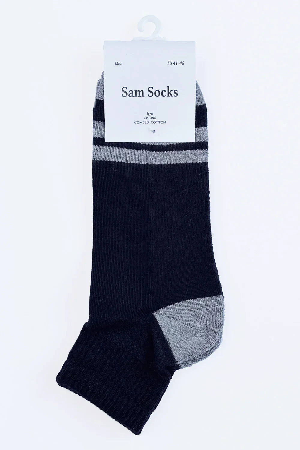 Men Set Of 3 Half Terry L-Shape Sport Socks Men ( White-Black-Grey ) - Sam Socks - Babazzaro