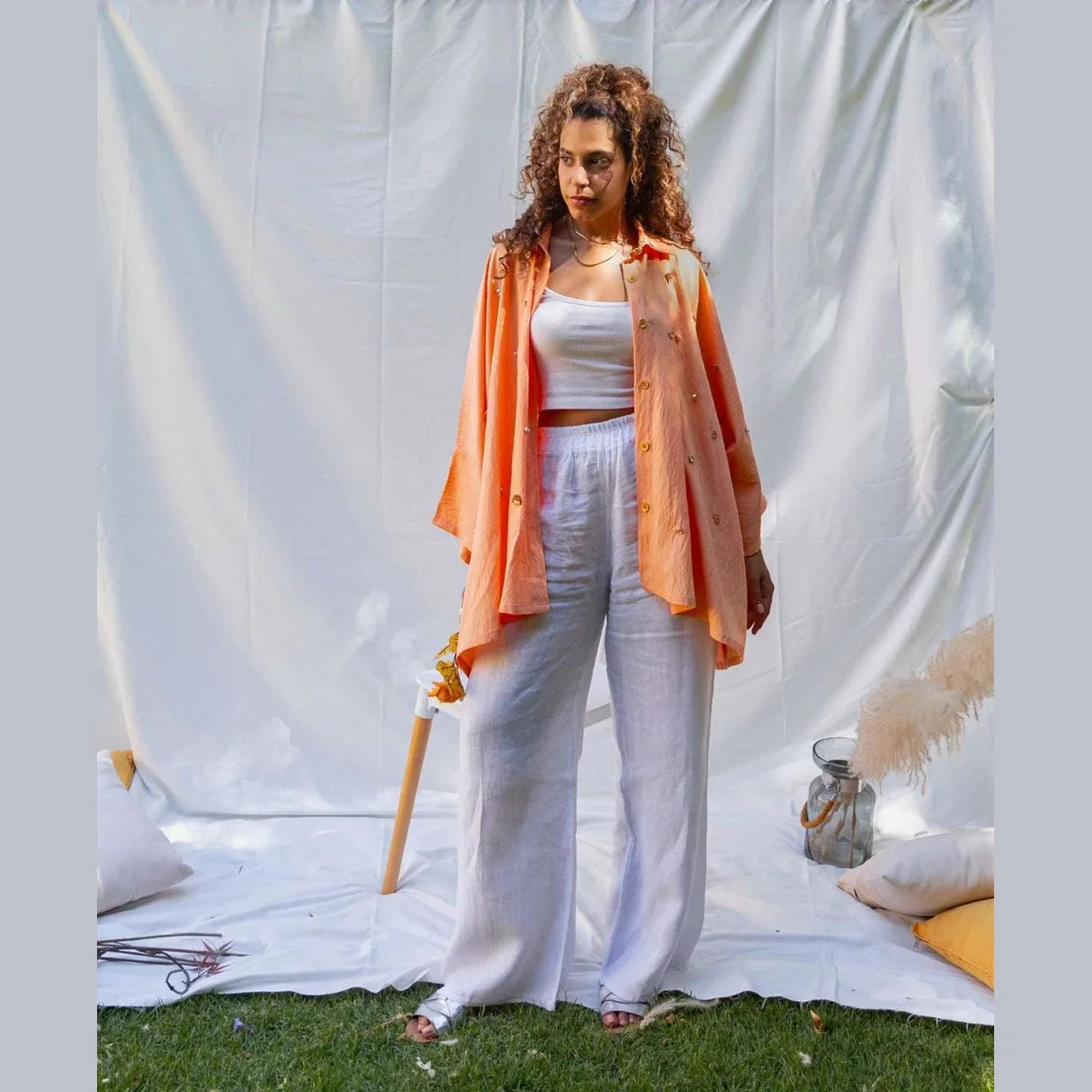 A_Squared_Y - Loose Shirt Orange 2