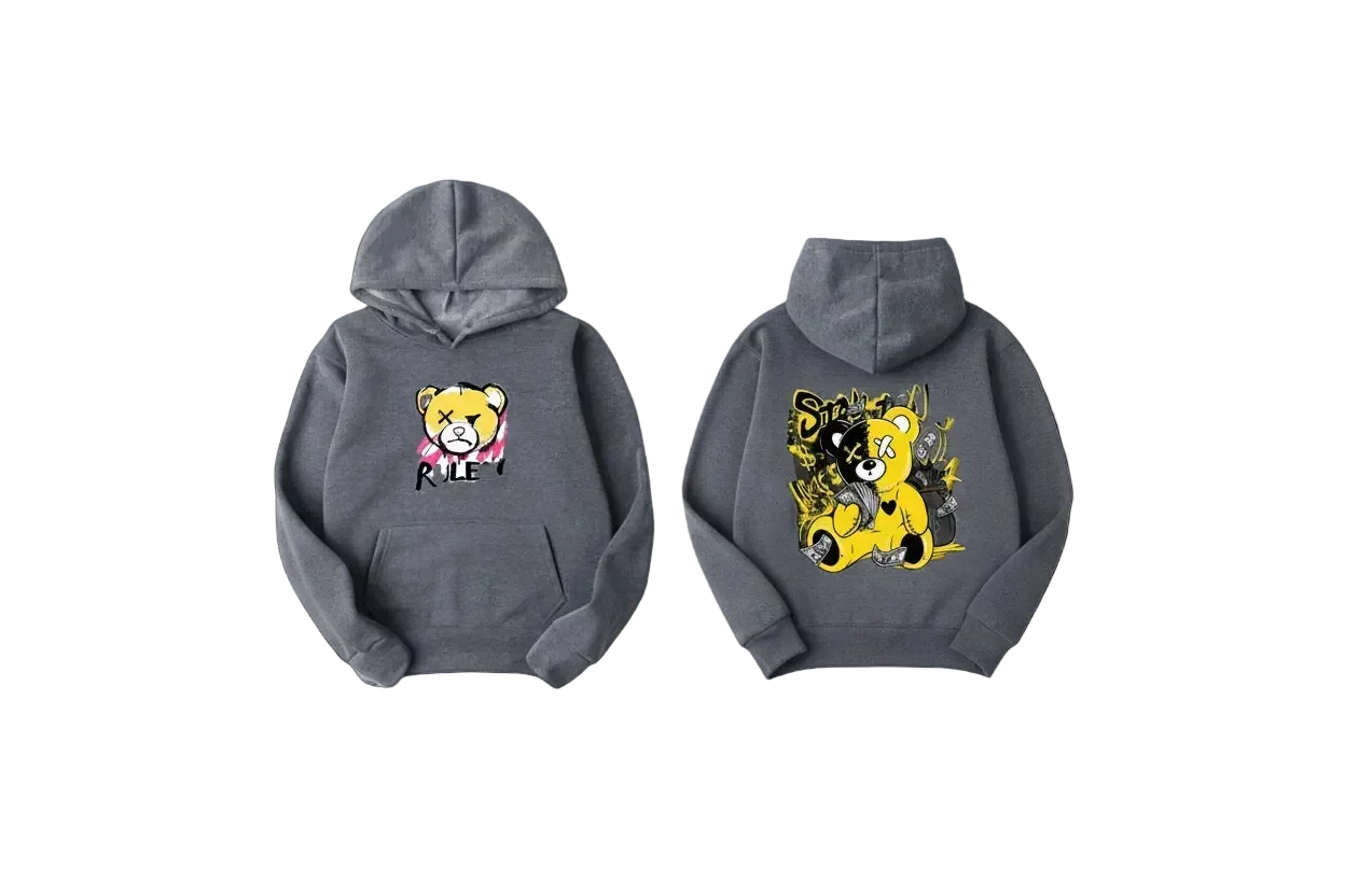 Mexici - Yellow Bear Hoodie 1
