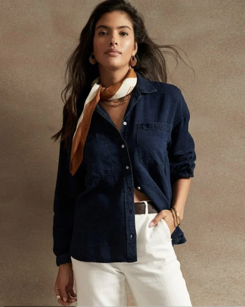 Unisex Jeans Shirts - Dark Blue - NAS Trends - Babazzaro