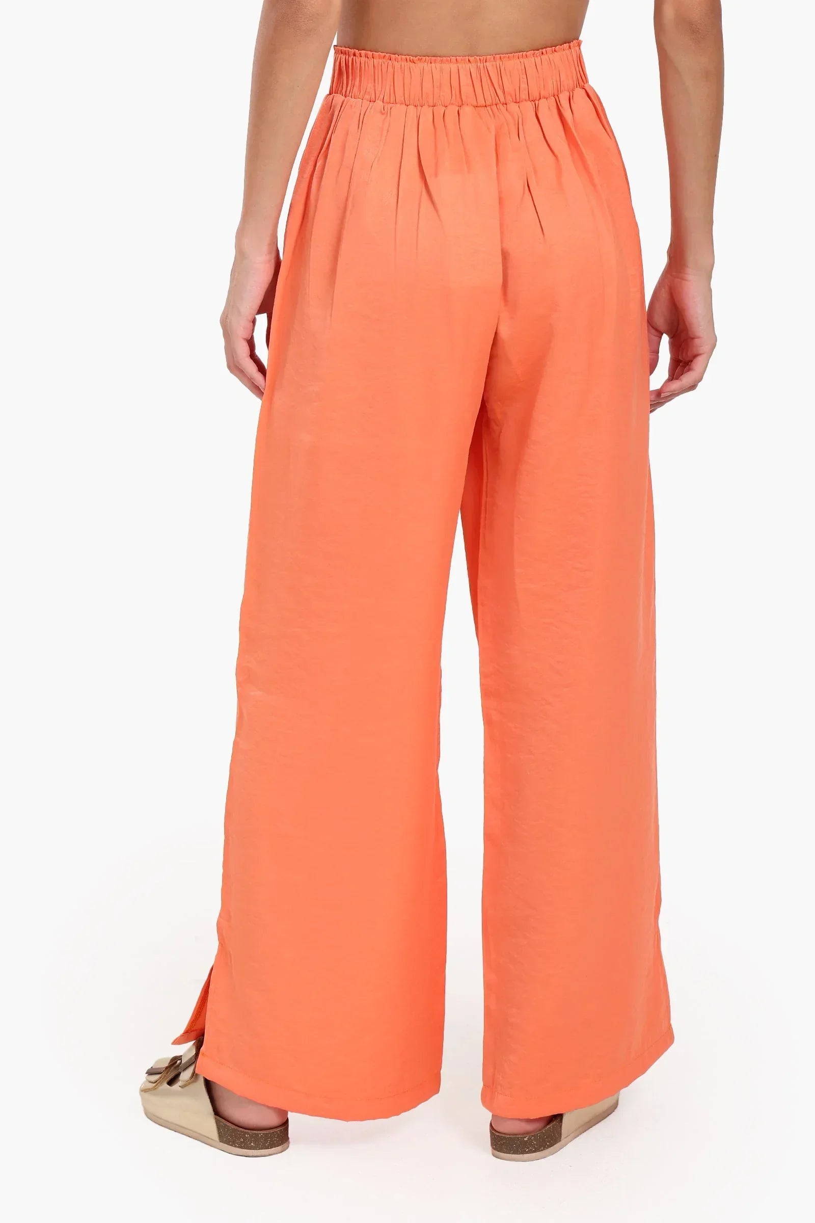 Clue - High Waist Wide-Leg Pants 3