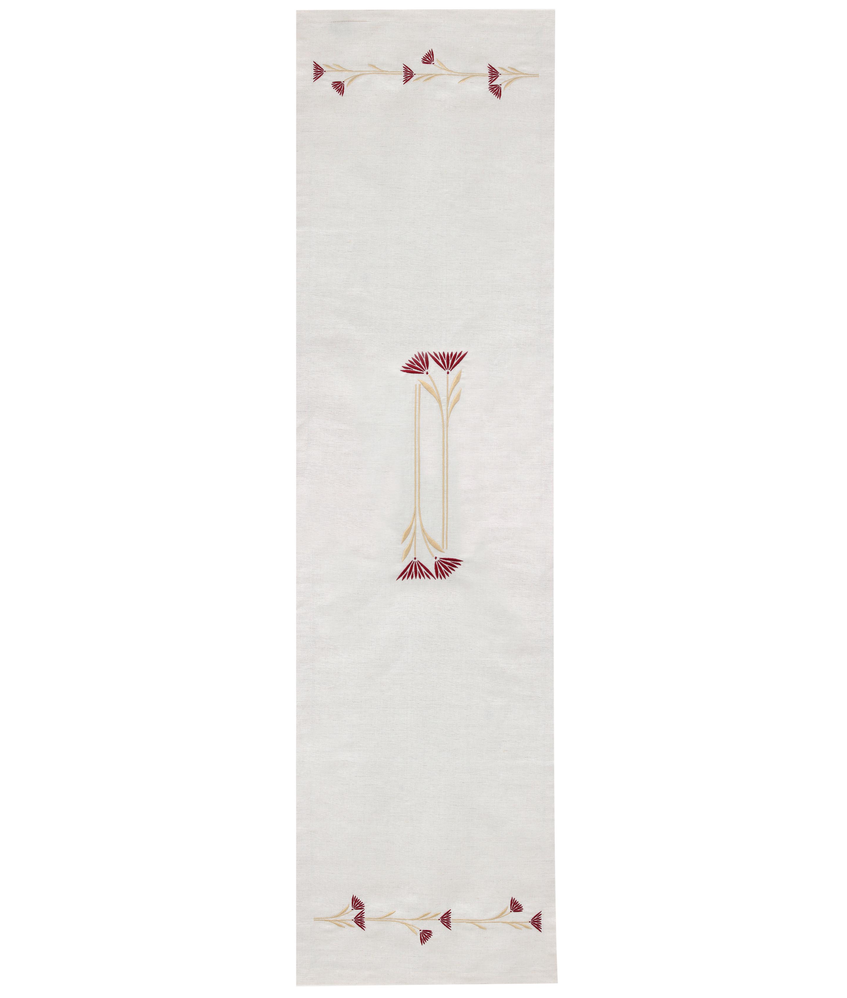 Eternal Lotus Linen Table Runner - Ticas 1