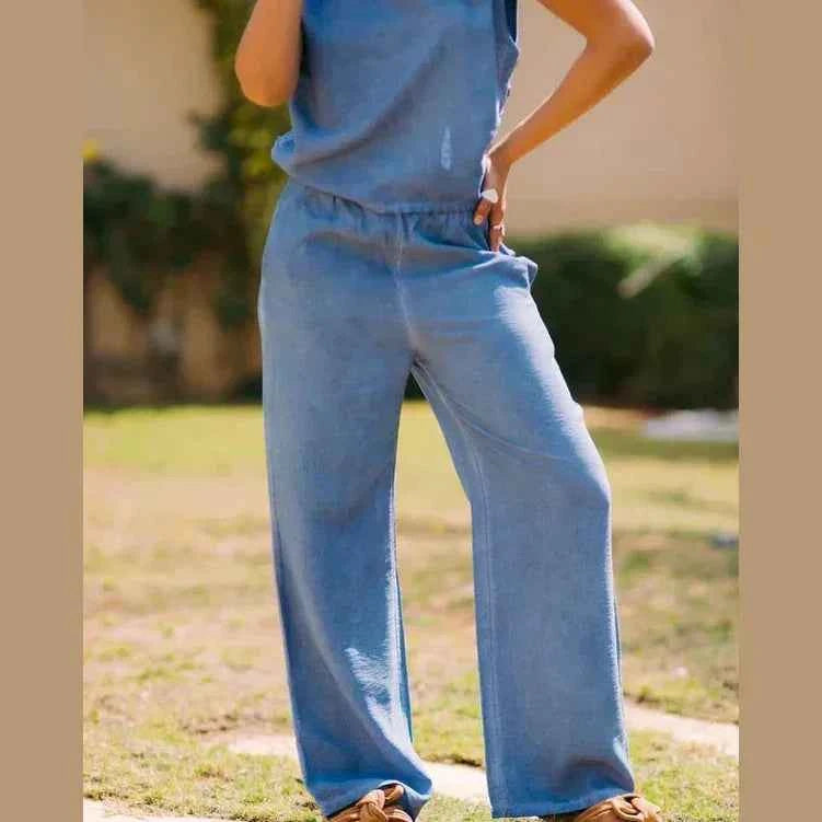Effortless Style Linen Pants - Kanza