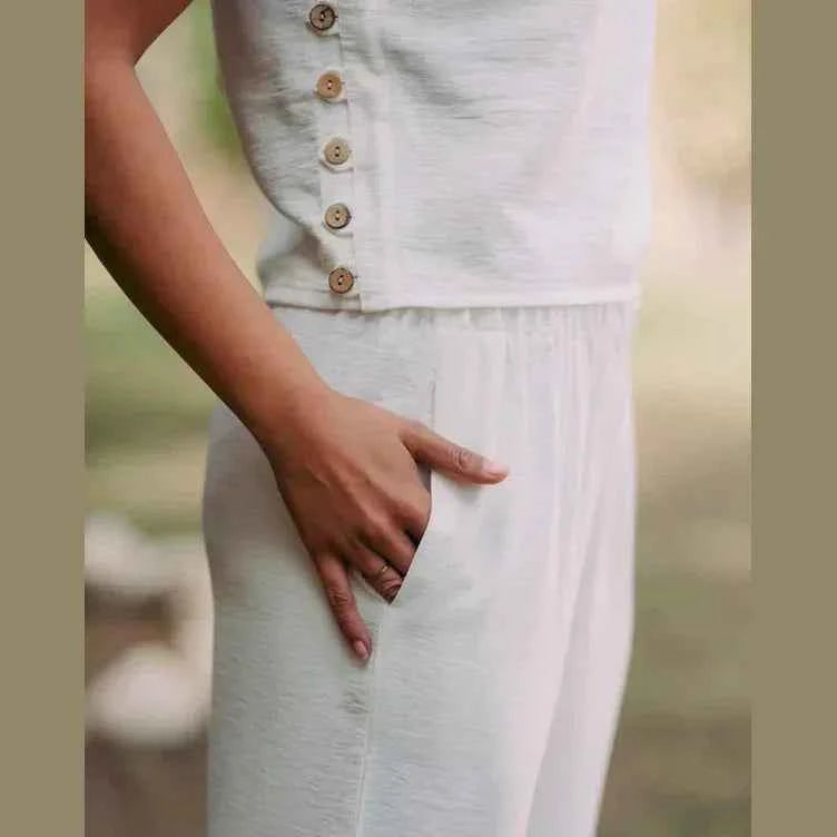 Effortless Style Linen Pants - Kanza
