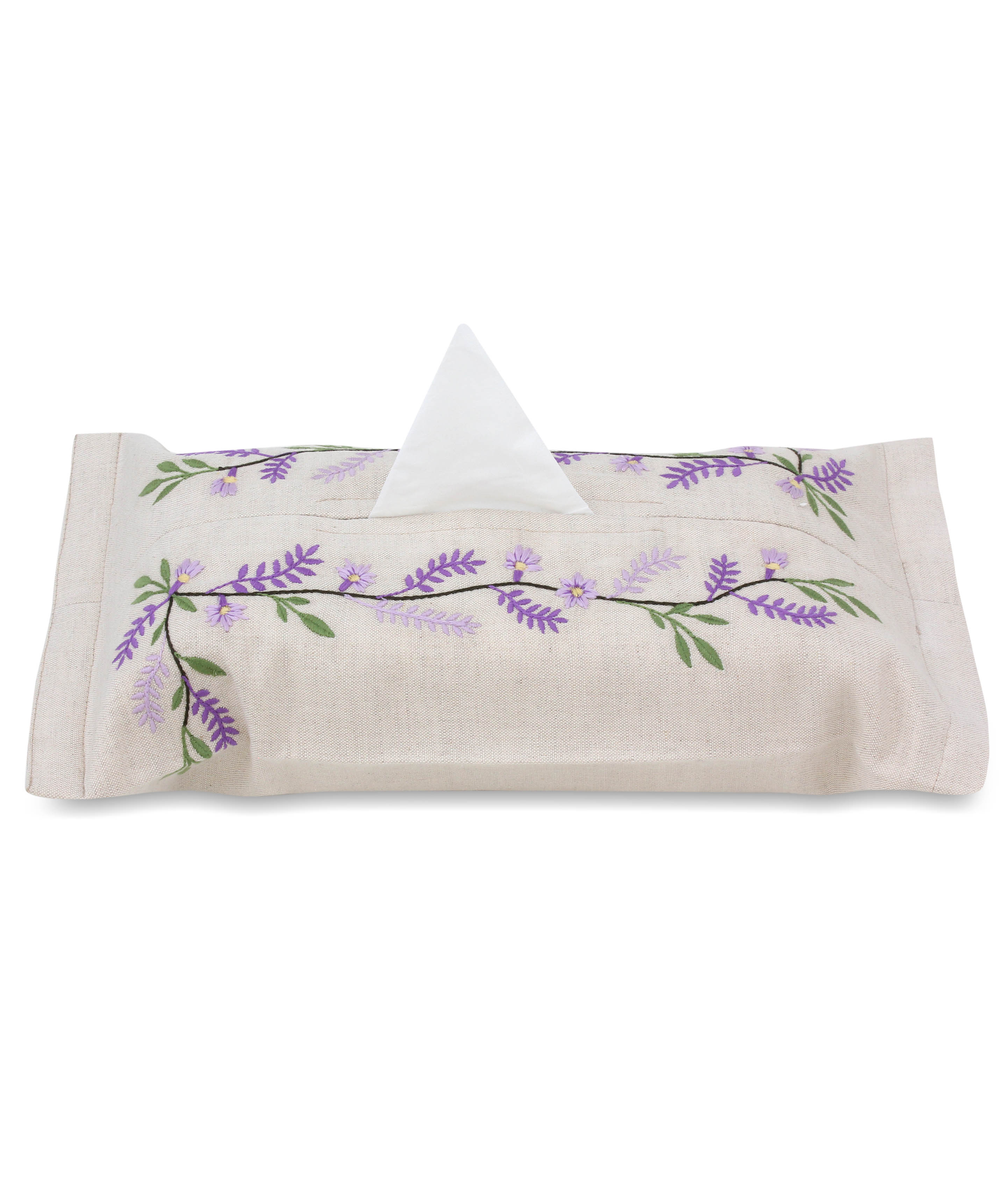 Lavender Bloom Tissue Box Cover - Ticas 1
