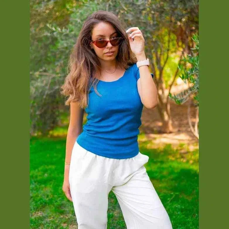 Short Sleeves Basic Top - Kanza
