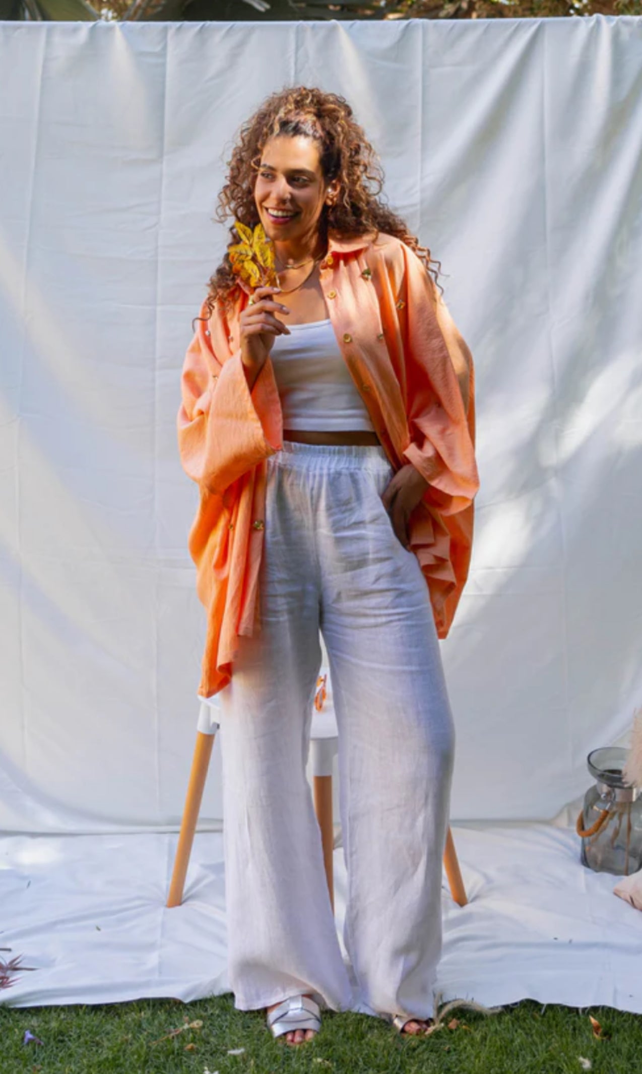 A_Squared_Y - Loose Shirt Orange 3