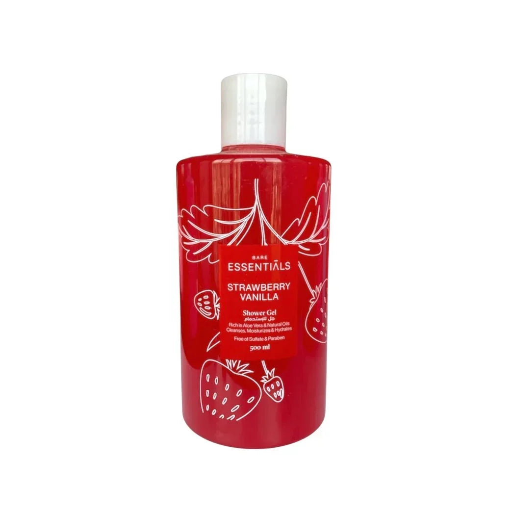 Strawberry Vanilla Shower Gel - Essentials - Babazzaro