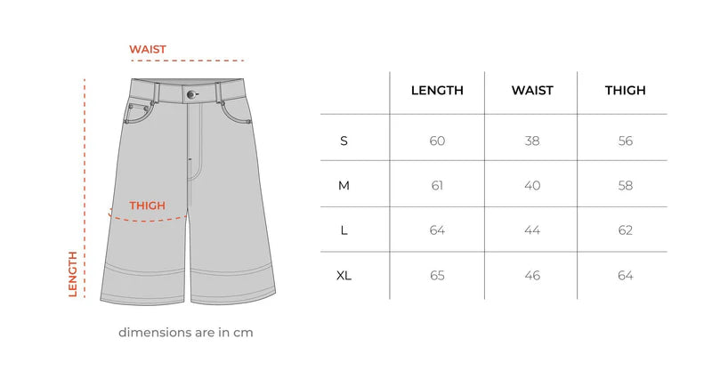 In your shoe - Blue Washed Jorts 9