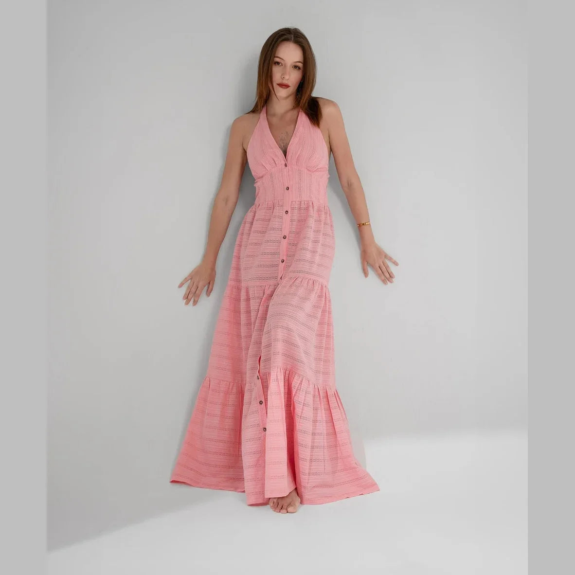 KC Shop - Camille Halter Neck Maxi Dress 7