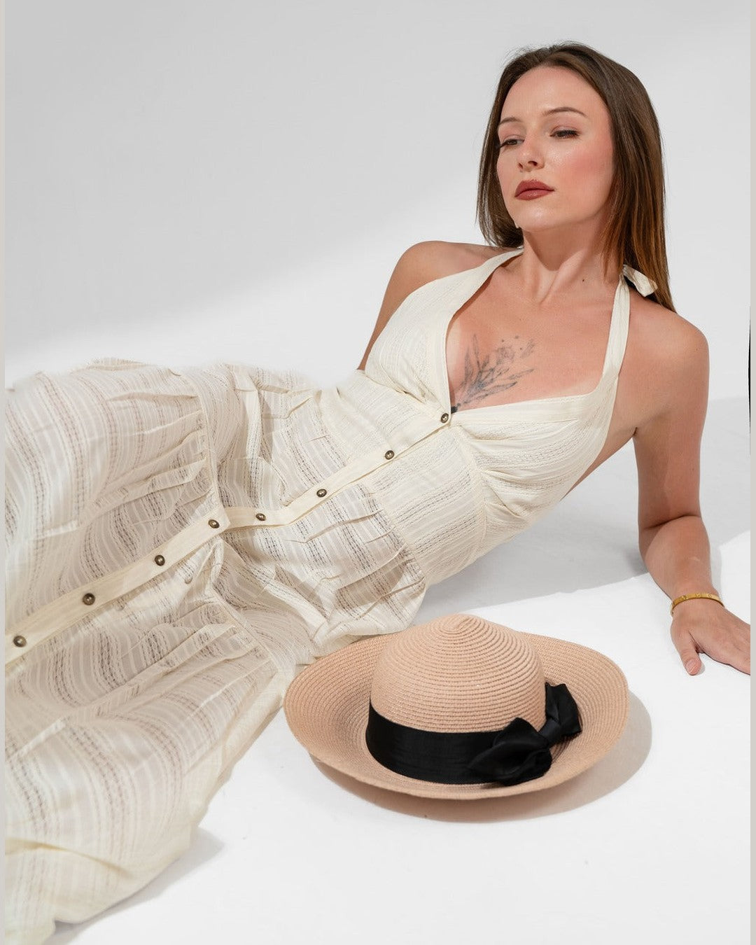 KC Shop - Camille Halter Neck Maxi Dress 3