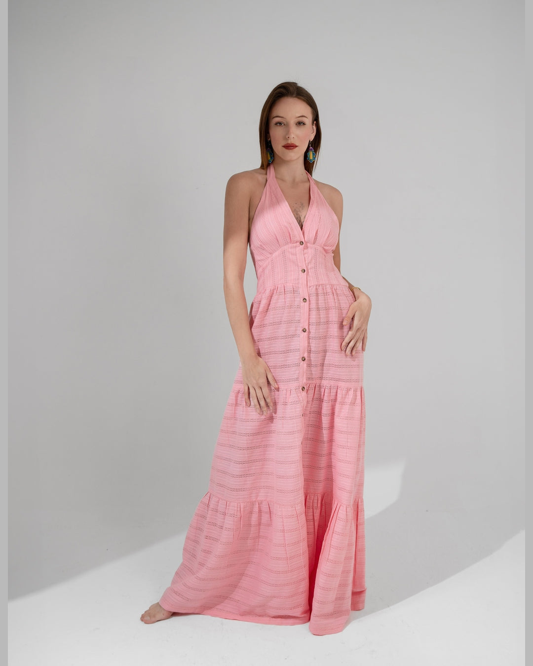 KC Shop - Camille Halter Neck Maxi Dress 8
