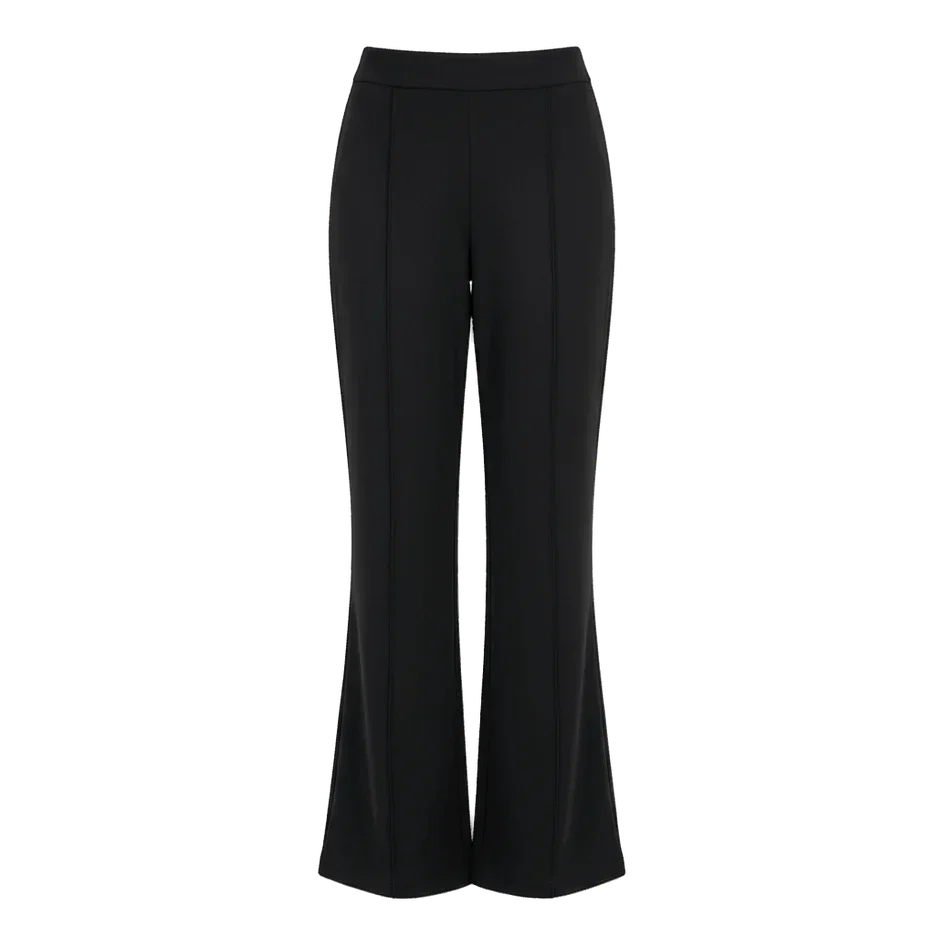Black High-Waist Flared Trousers - KC Shop - Babazzaro