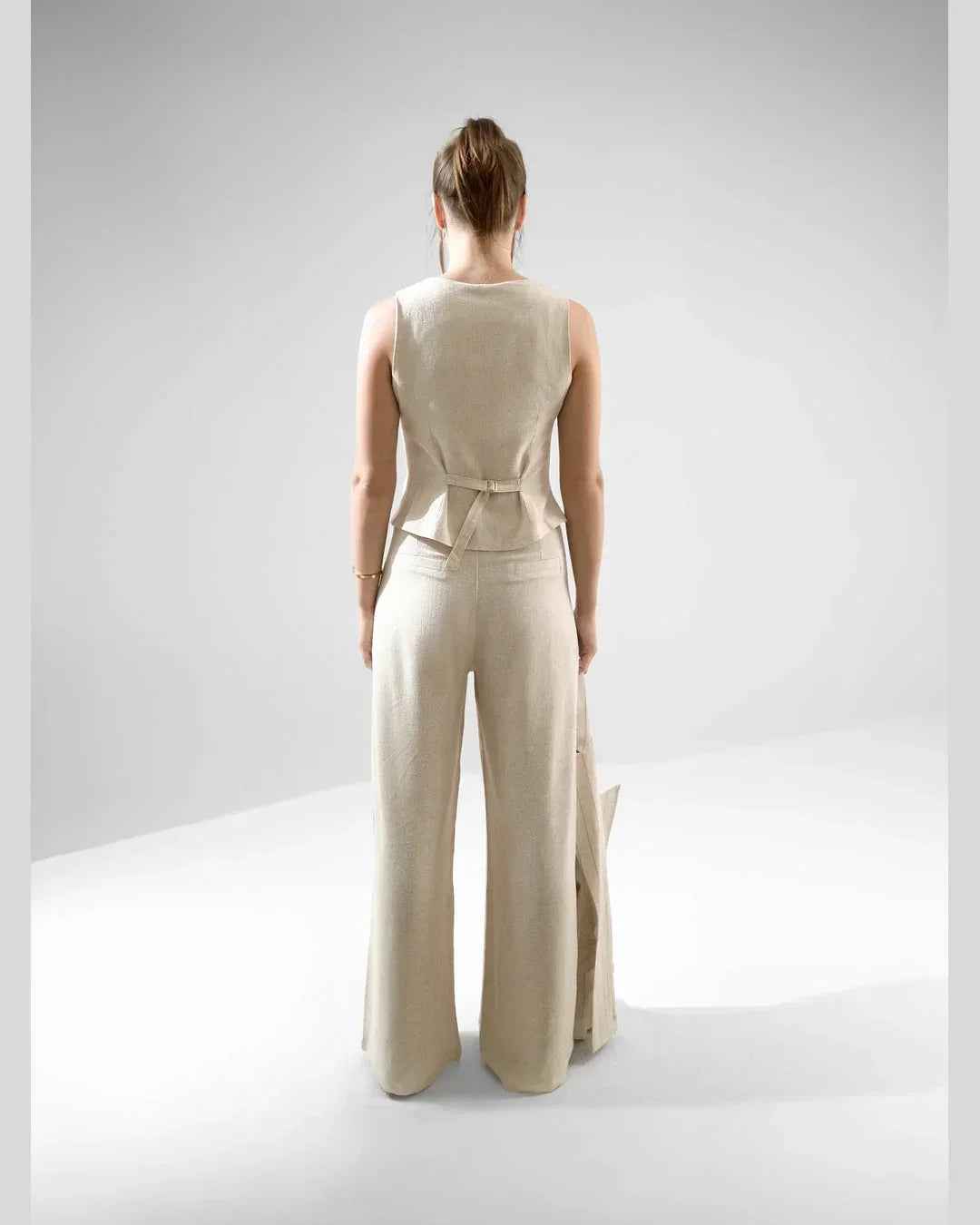 Linen Suit Waistcoat - KC Shop