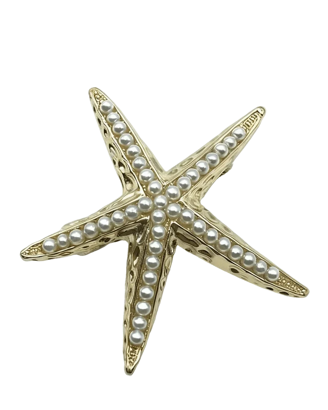 Pearls Starfish Brooch Pin - KC Shop