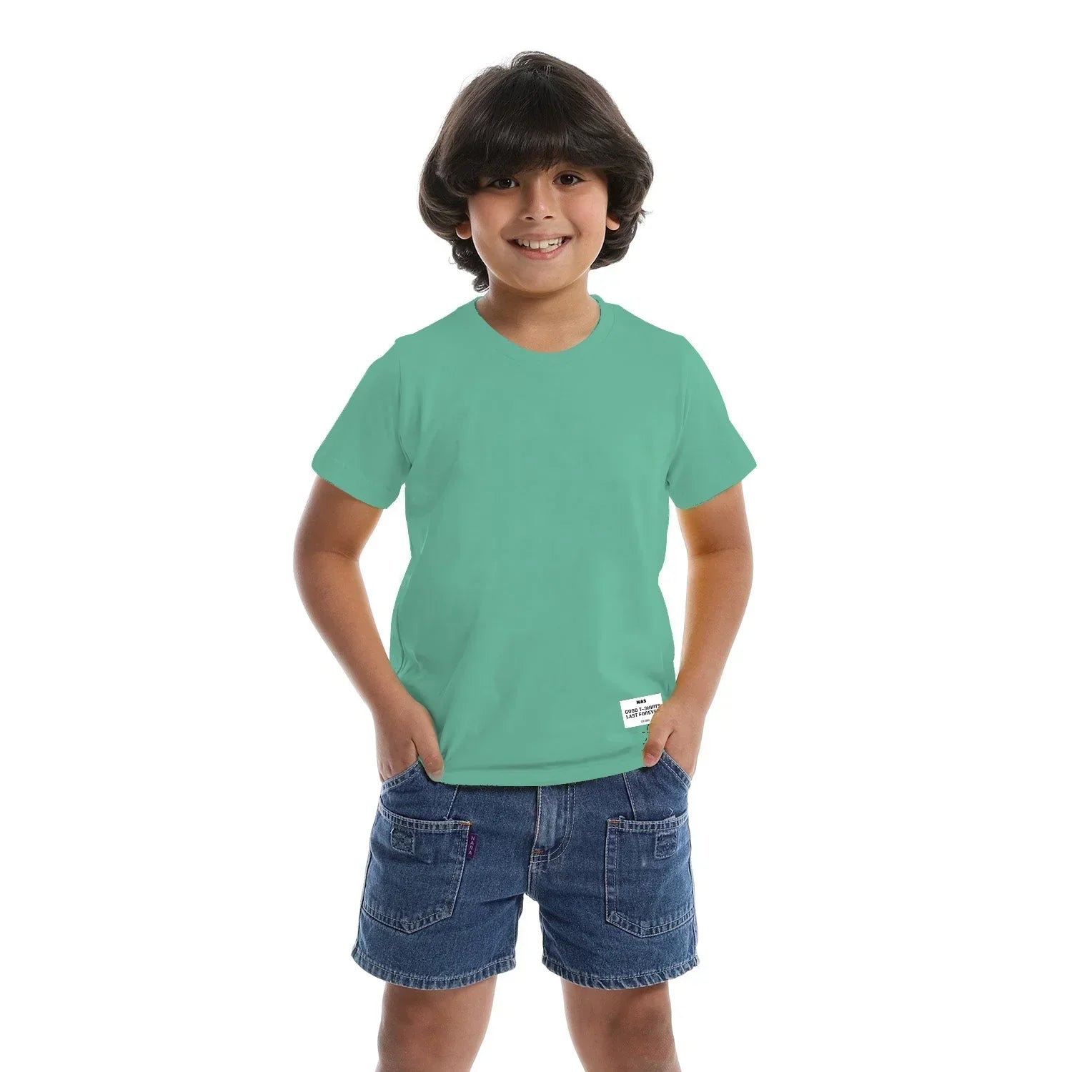 Vibe Kids SS T-Shirt - Mint Green - NAS Trends - Babazzaro