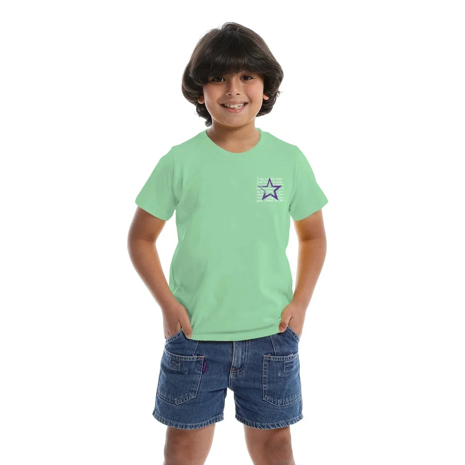 Ana Negm Kids SS T-Shirt-Mint Green - NAS Trends - Babazzaro