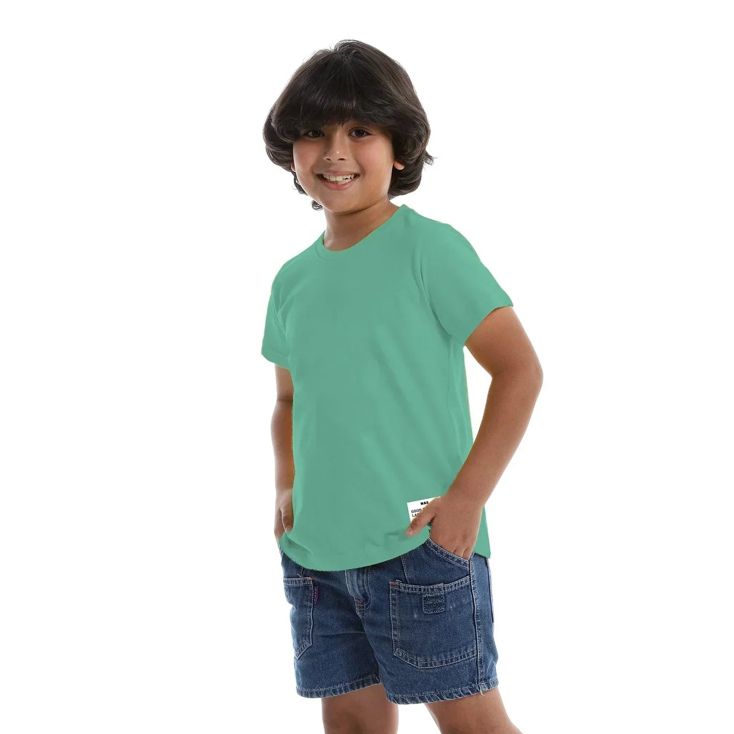 Vibe Kids SS T-Shirt - Mint Green - NAS Trends - Babazzaro