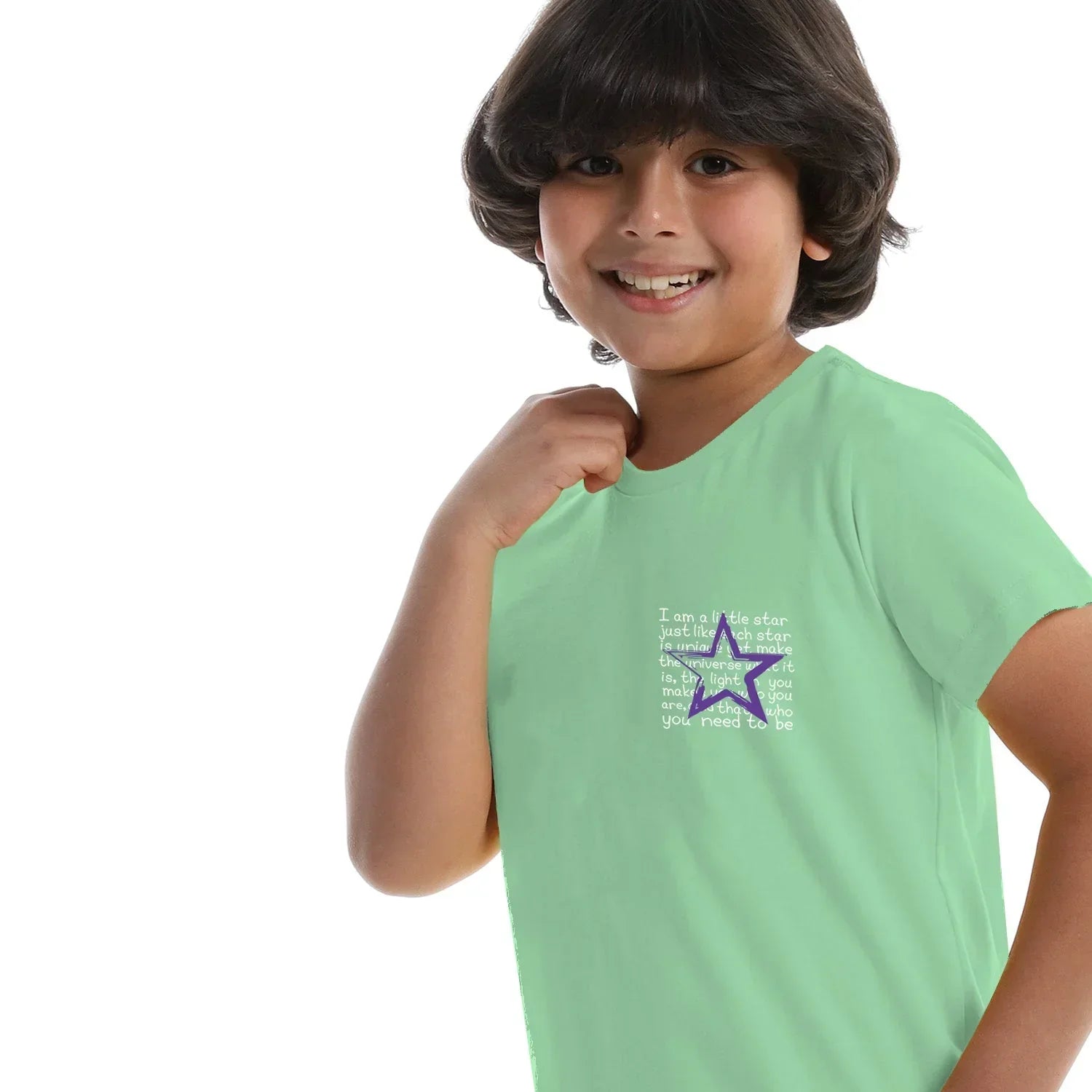 Ana Negm Kids SS T-Shirt-Mint Green - NAS Trends - Babazzaro