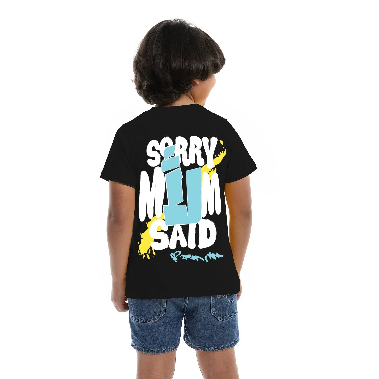 NAS Trends - Mum Said no Kids SS T-Shirt - Black 3