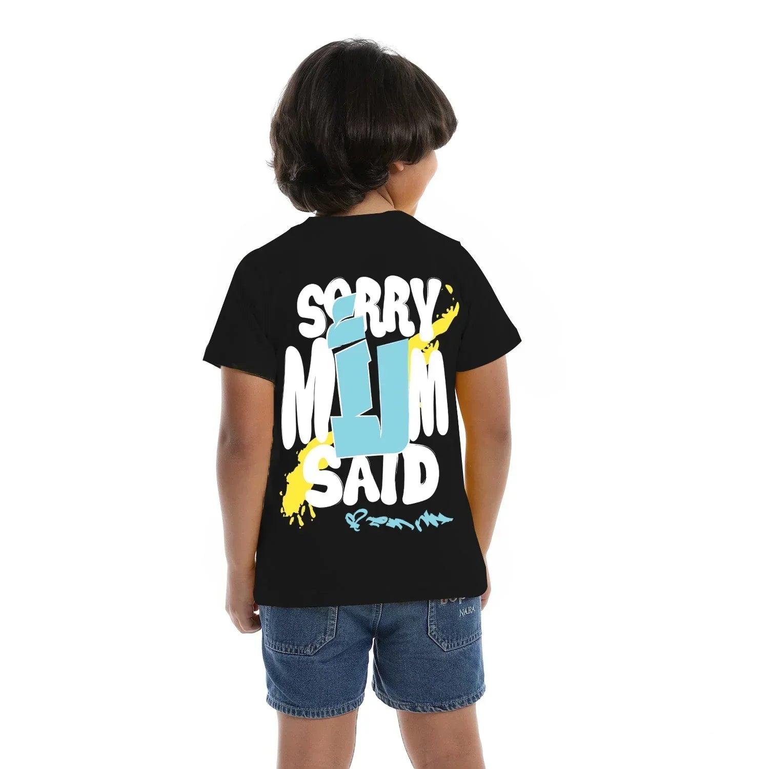 Mum Said no Kids SS T-Shirt - Black - NAS Trends - Babazzaro