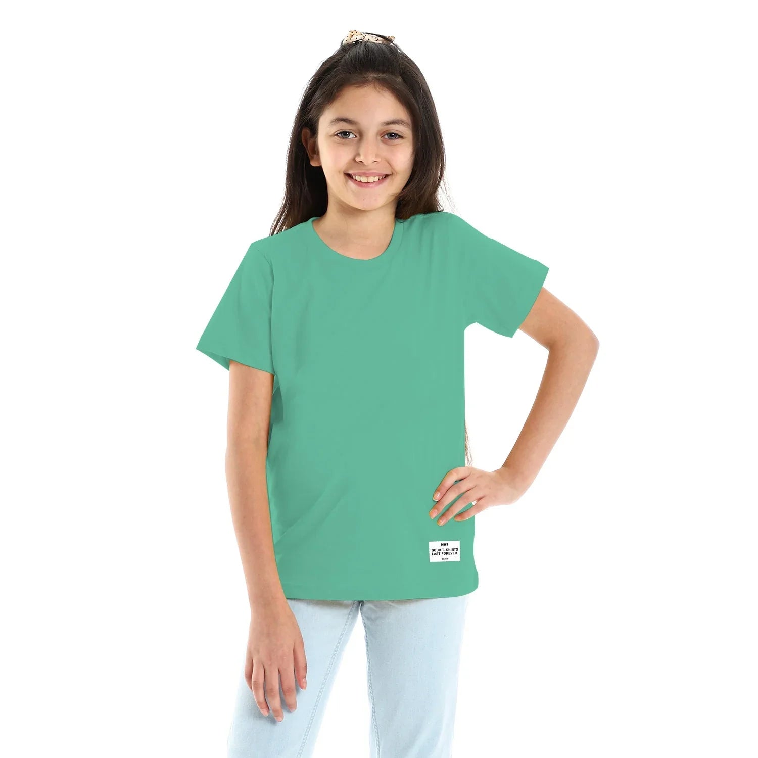NAS Trends - Vibe Kids SS T-Shirt - Mint Green 2