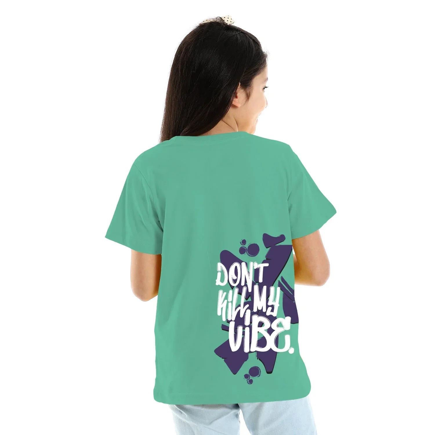 NAS Trends - Vibe Kids SS T-Shirt - Mint Green 1