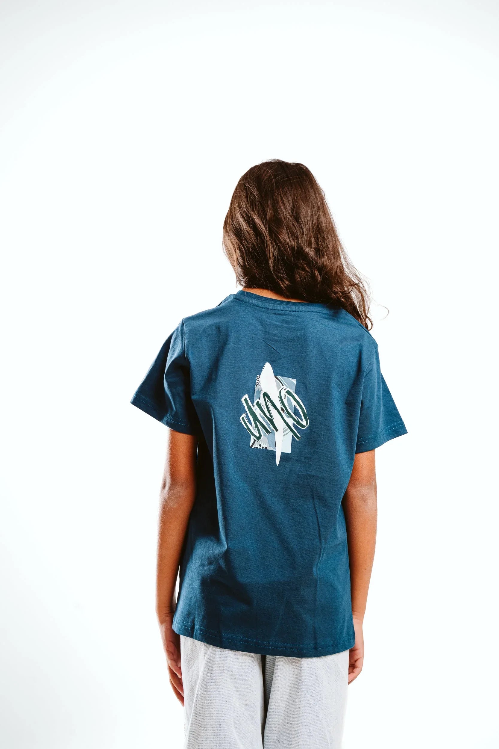 NAS Trends - Uno Kids SS T-Shirt - Petrol 1