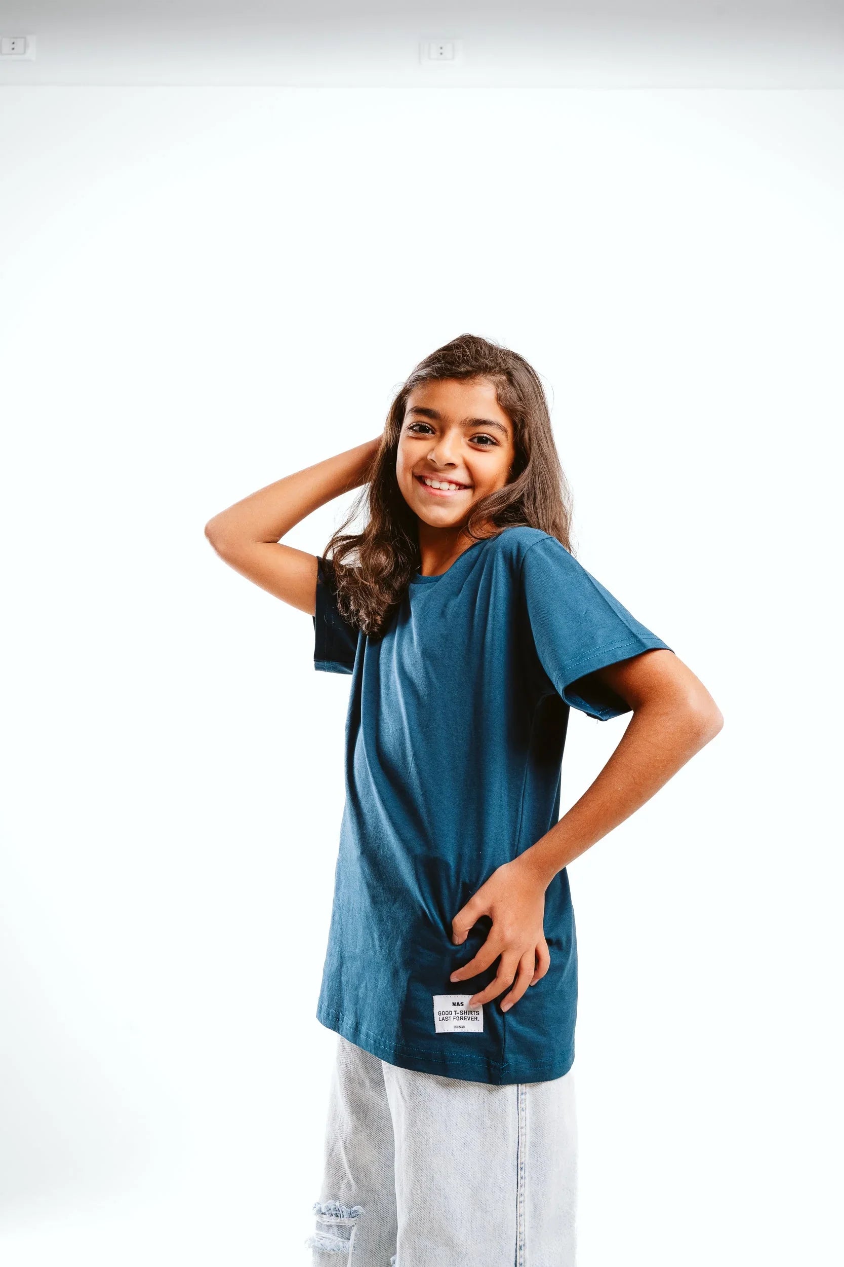 NAS Trends - Uno Kids SS T-Shirt - Petrol 4