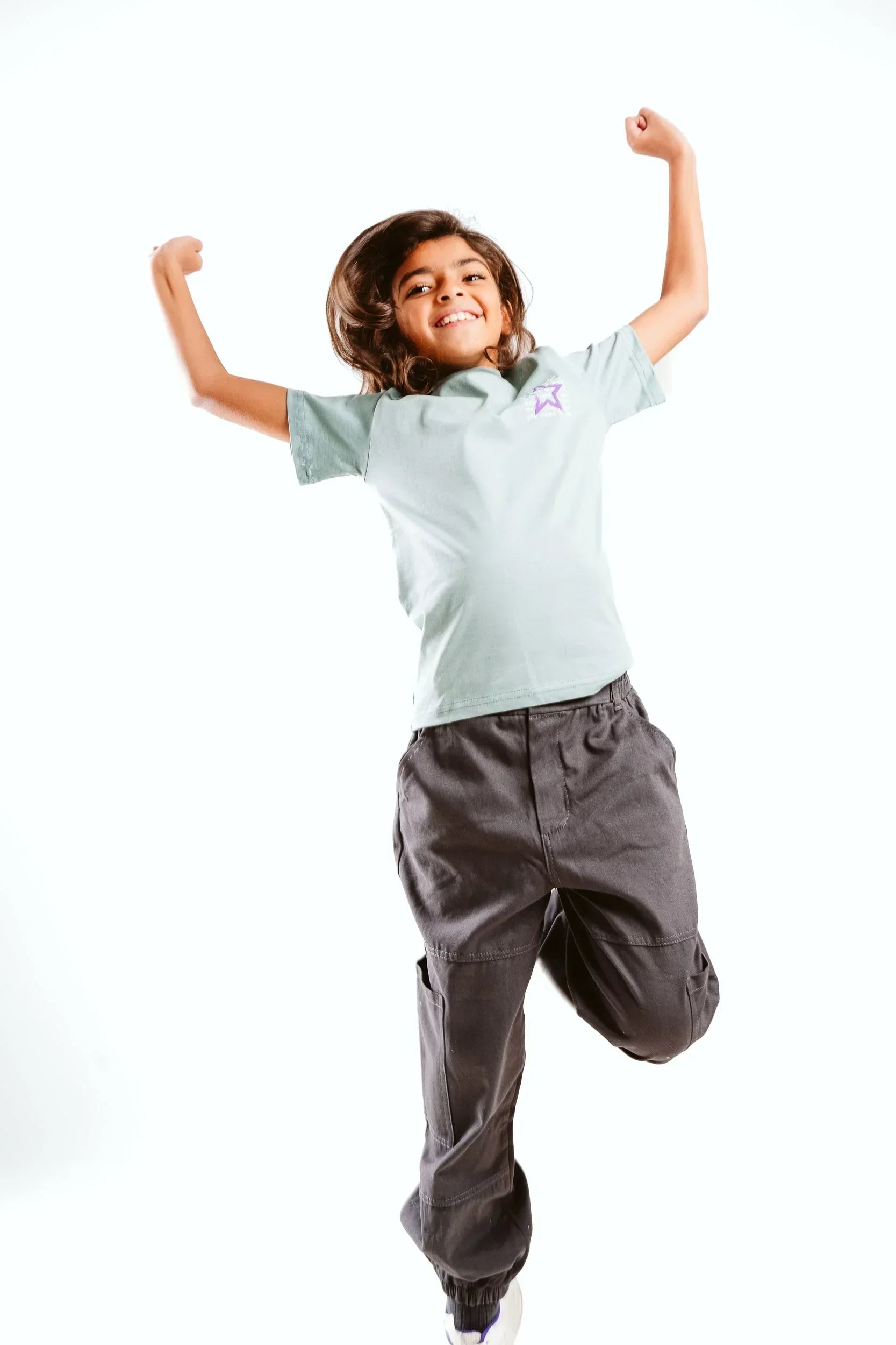Ana Negm Kids SS T-Shirt-Mint Green - NAS Trends - Babazzaro