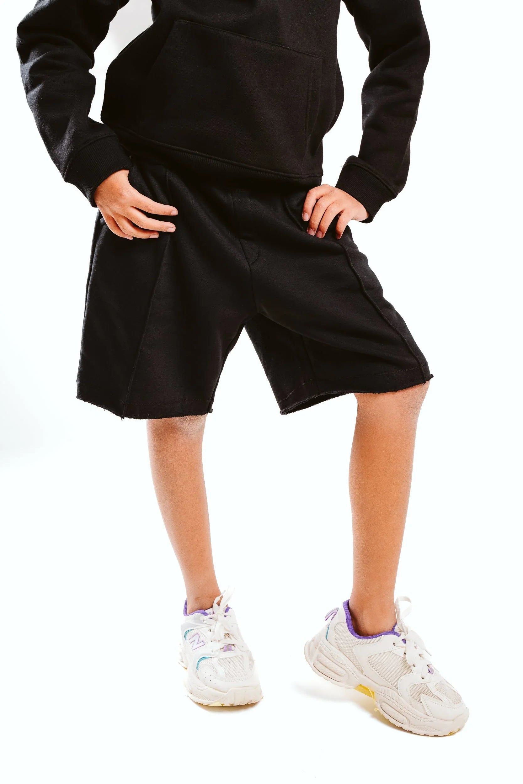 NAS Trends - Not Boring Kids Short - Black 3