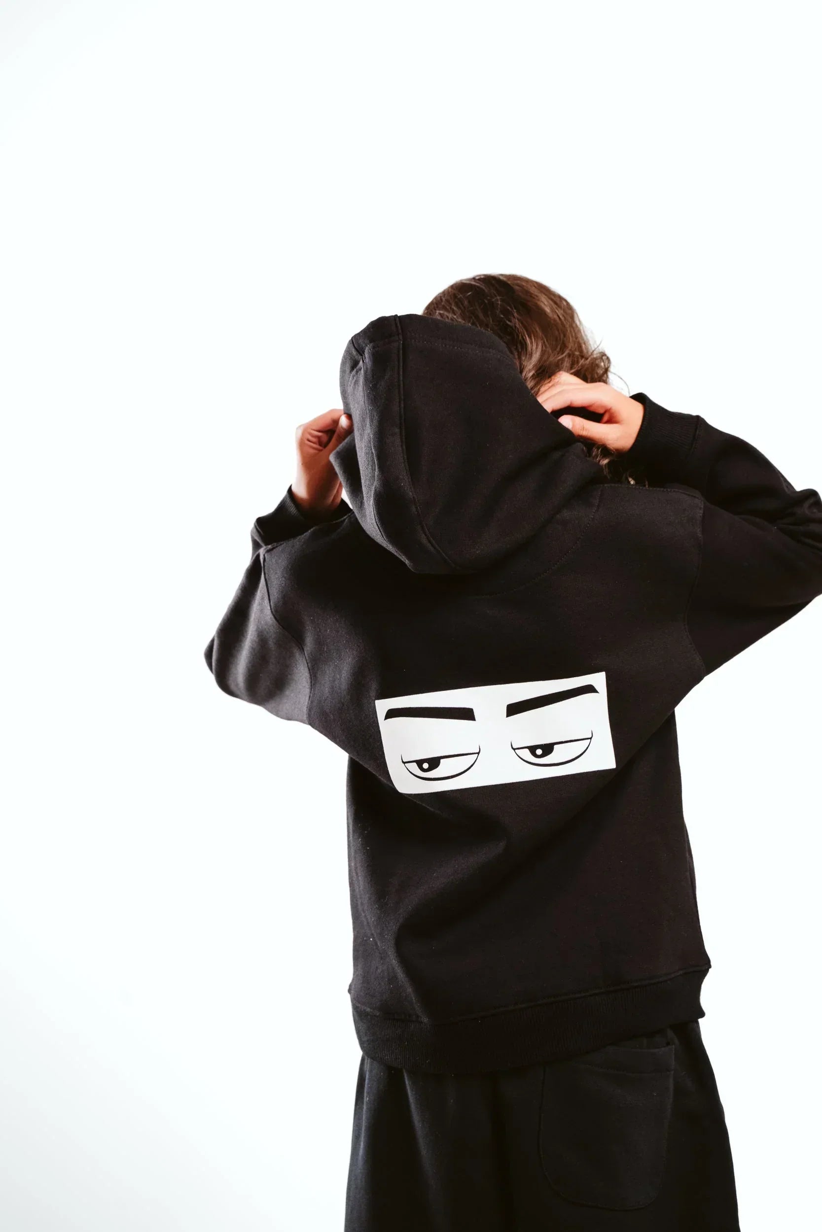 Ma3lesh Kids Hoodie - Black - NAS Trends - Babazzaro