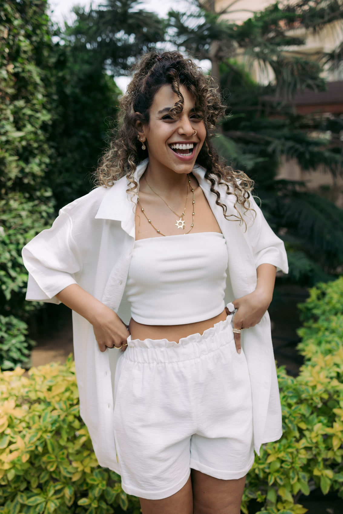 Kanza - Sleek Linen Shorts 3