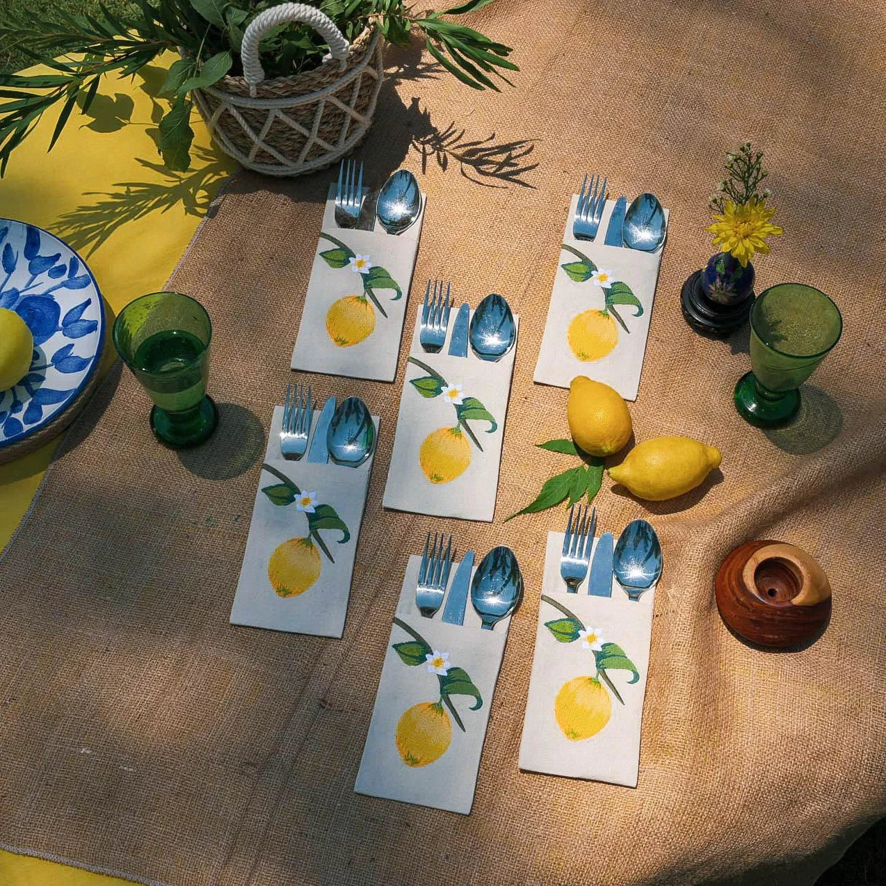 Laimoon Cutlery Sleeves Set - Ticas