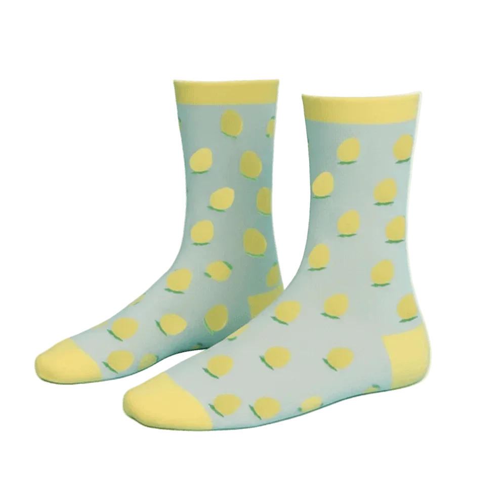 Lemon pattern 🍋 - Comedy Socks - Babazzaro