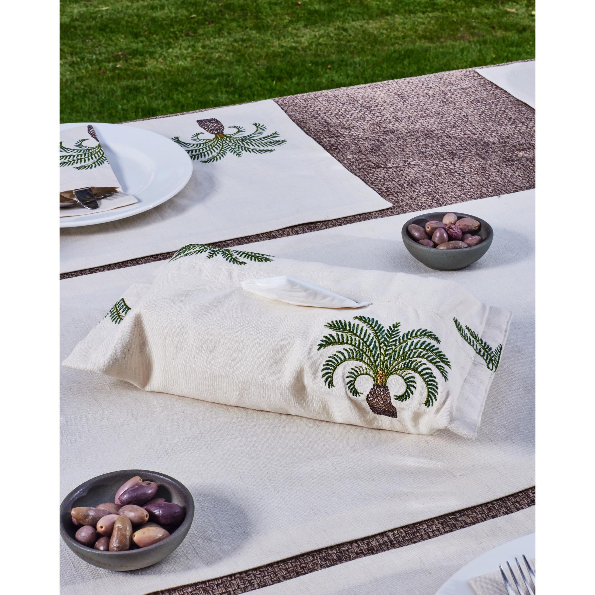 Lina Linen Tissue Box Cover - Ticas