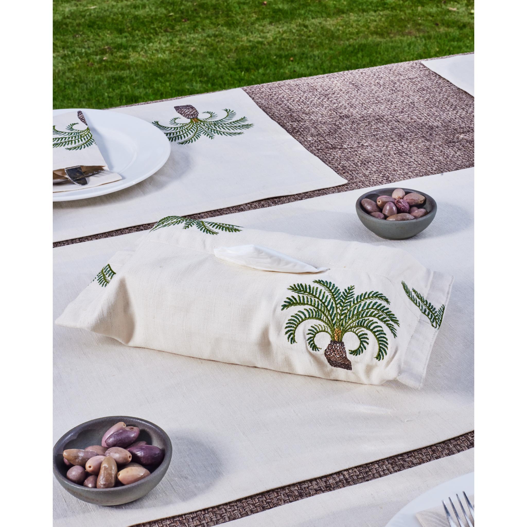 Lina Linen Tissue Box Cover - Ticas 3
