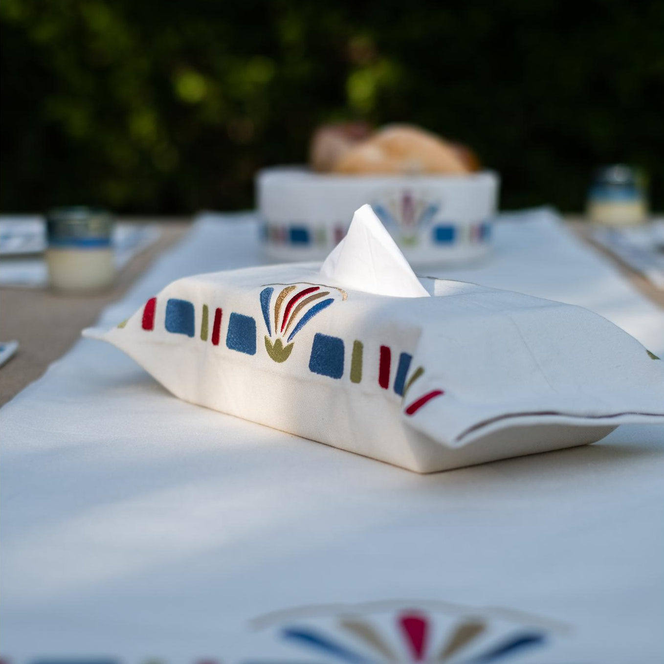 Lotus Tissue Box Cover - Ticas