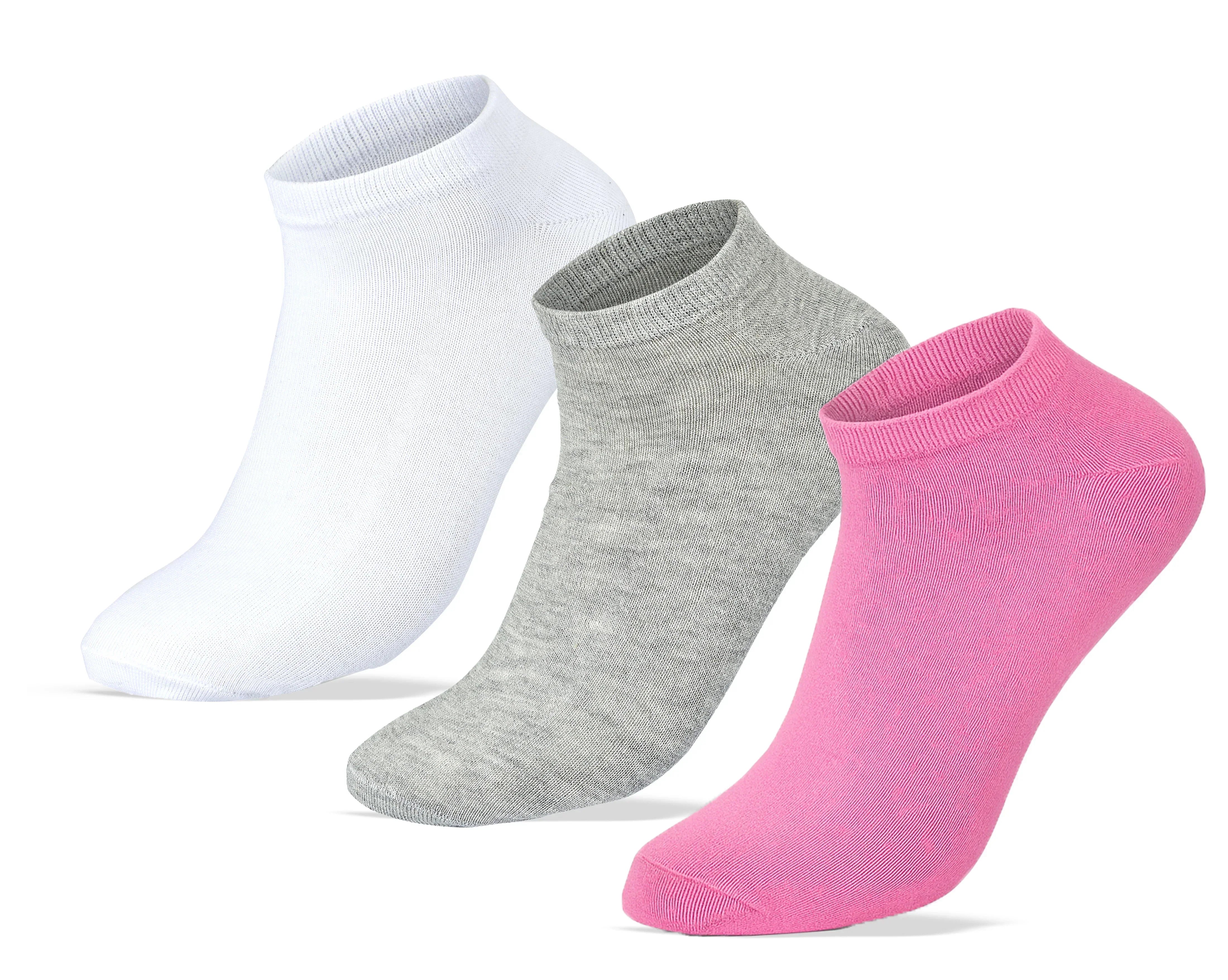 Women Set Of 3 Ankle Socks multicolor - Sam Socks - Babazzaro