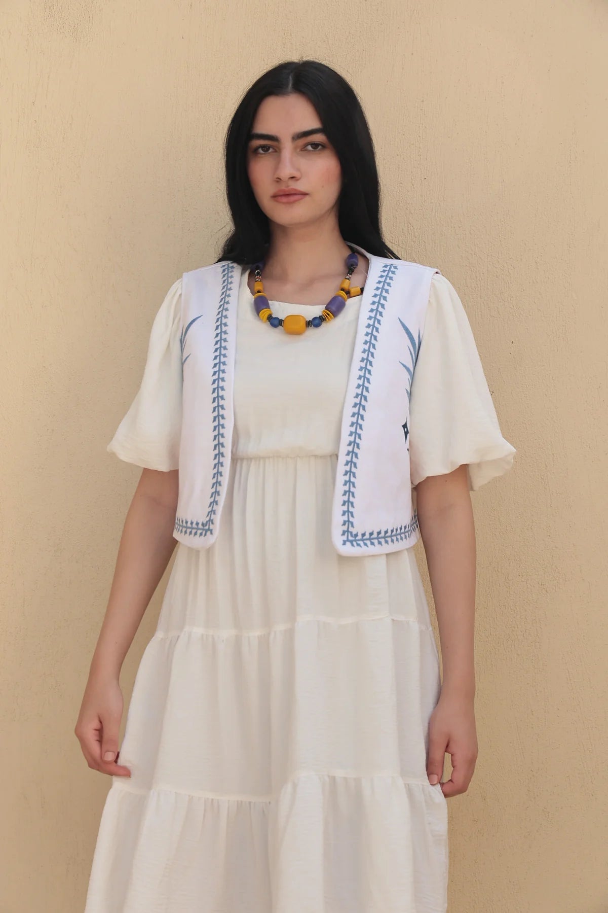 Ashes in the Mirror Gabardine Vest - Callista