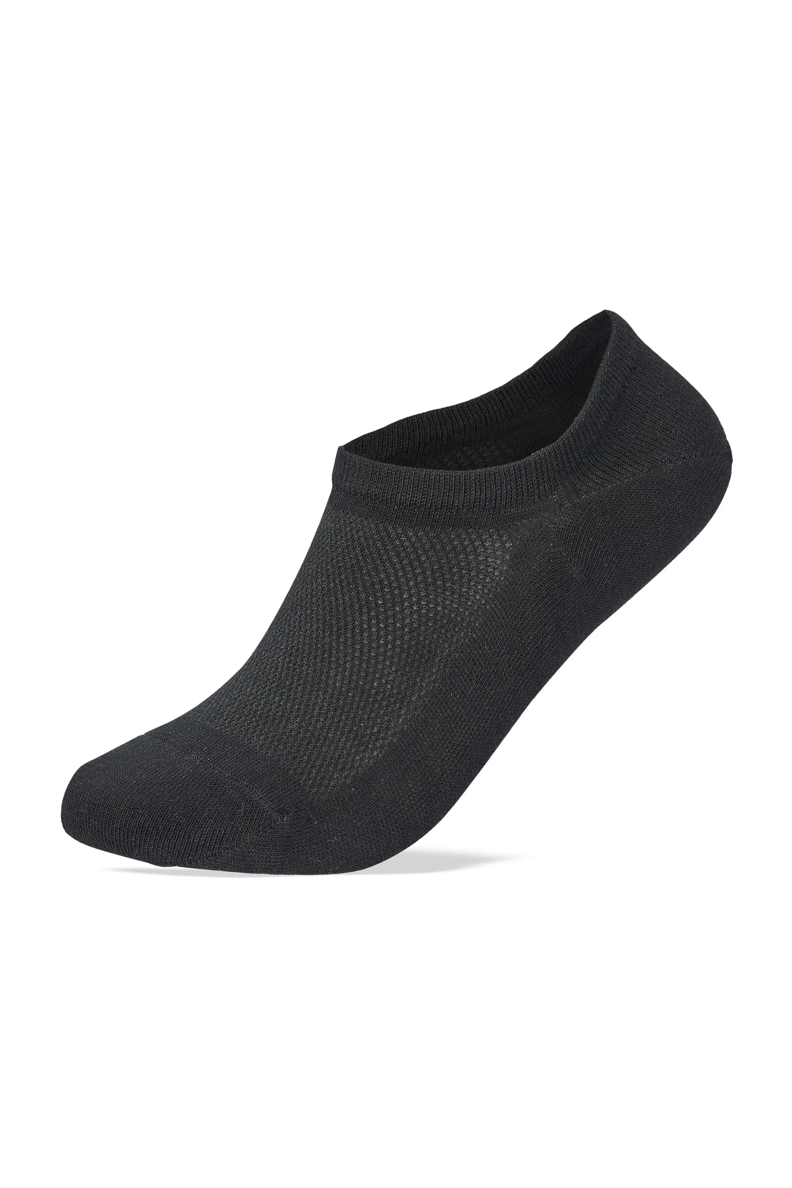 Men Set Of 3 No Show Nets Plain Socks ( White-Black-Blue ) - Sam Socks - Babazzaro