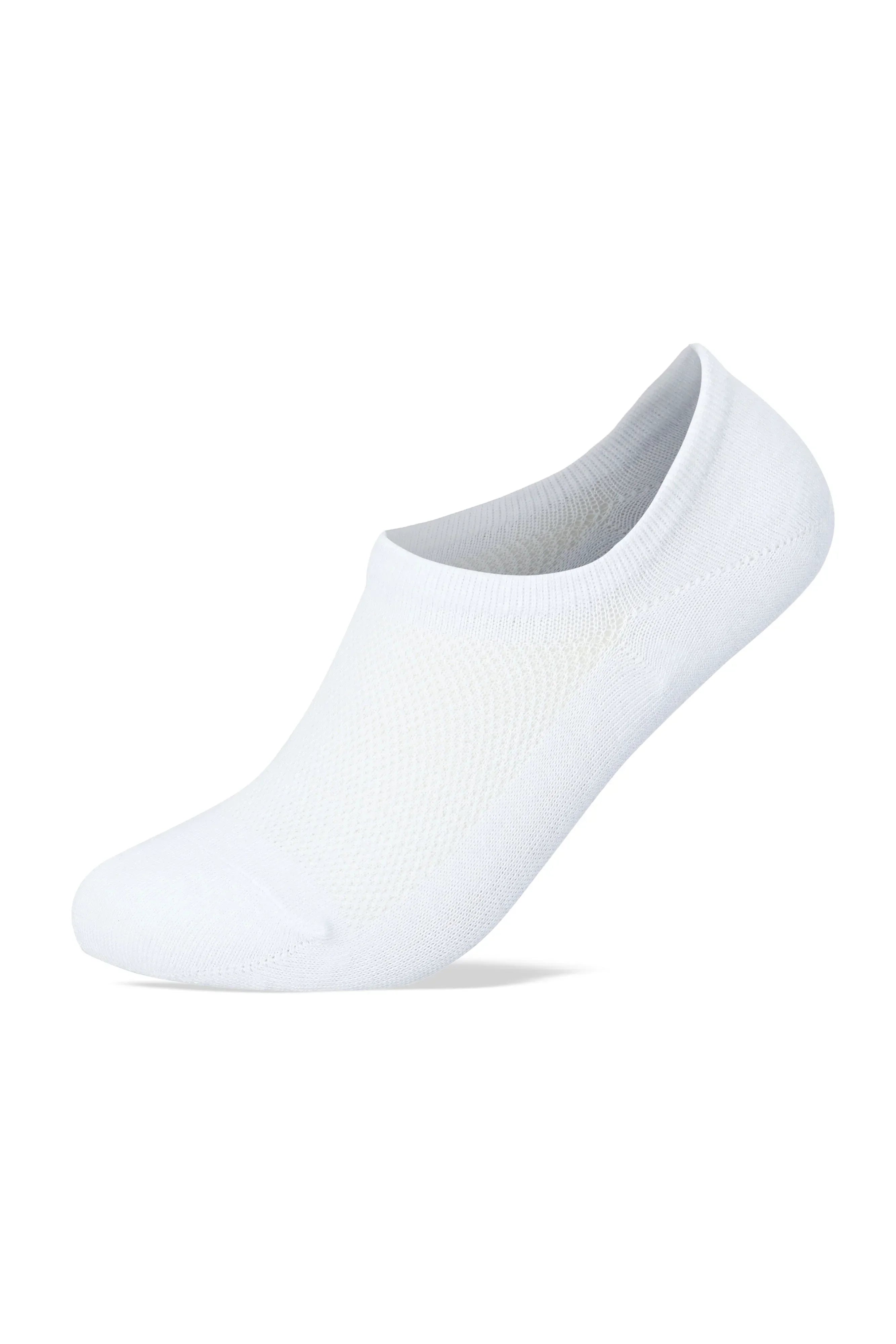 Men Set Of 3 No Show Nets Plain Socks ( White-Black-Blue ) - Sam Socks - Babazzaro