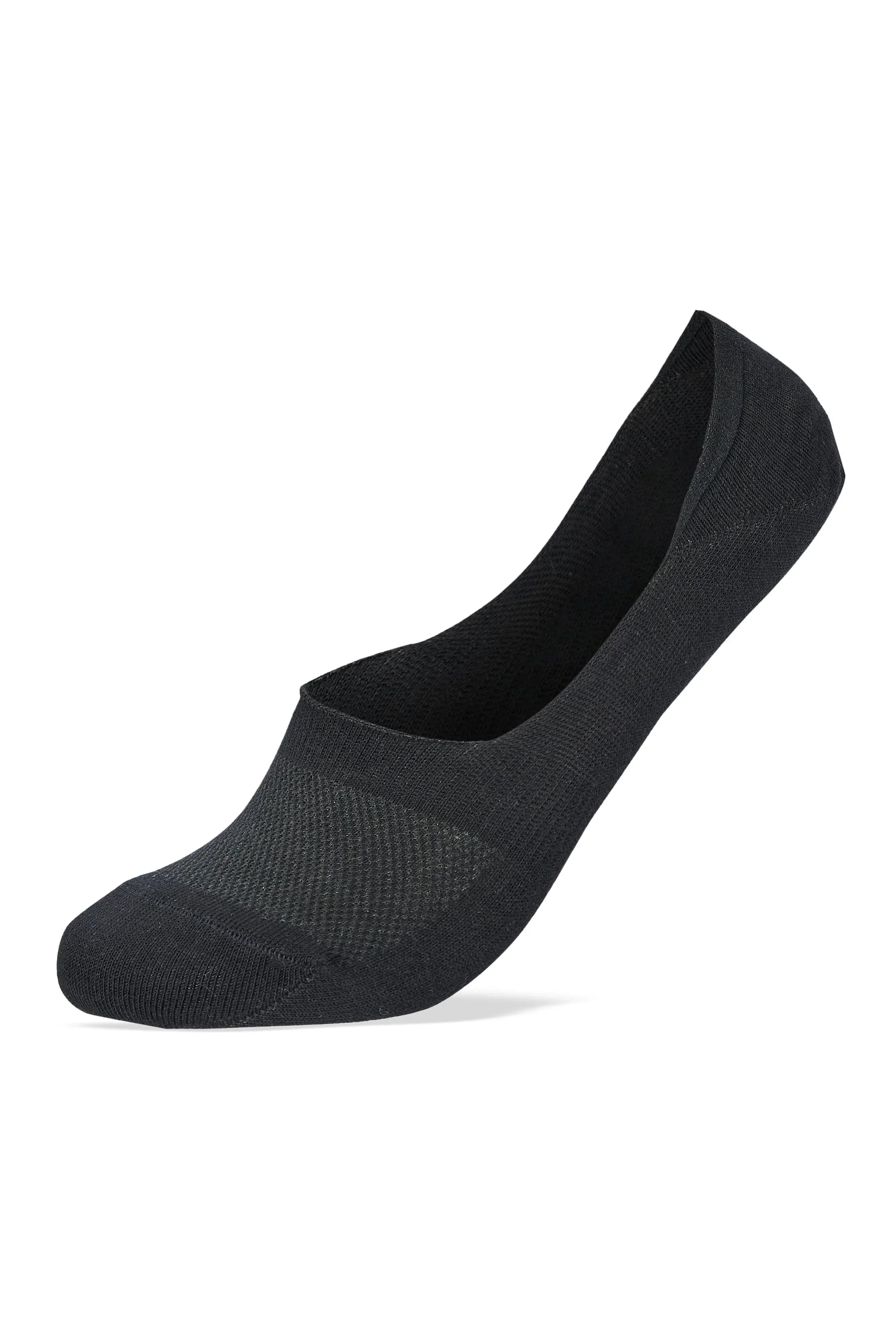 Men Set Of 3 Invisible Nets Silicon Socks ( Black-White-Blue ) - Sam Socks - Babazzaro