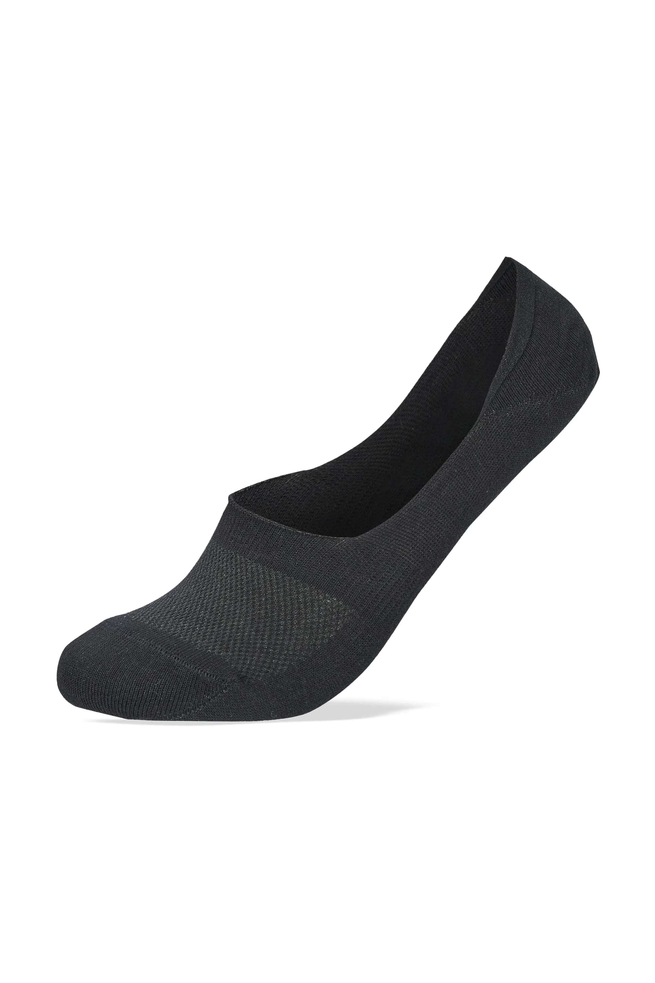 Men Set Of 3 Invisible Nets Silicon Socks Black - Sam Socks - Babazzaro