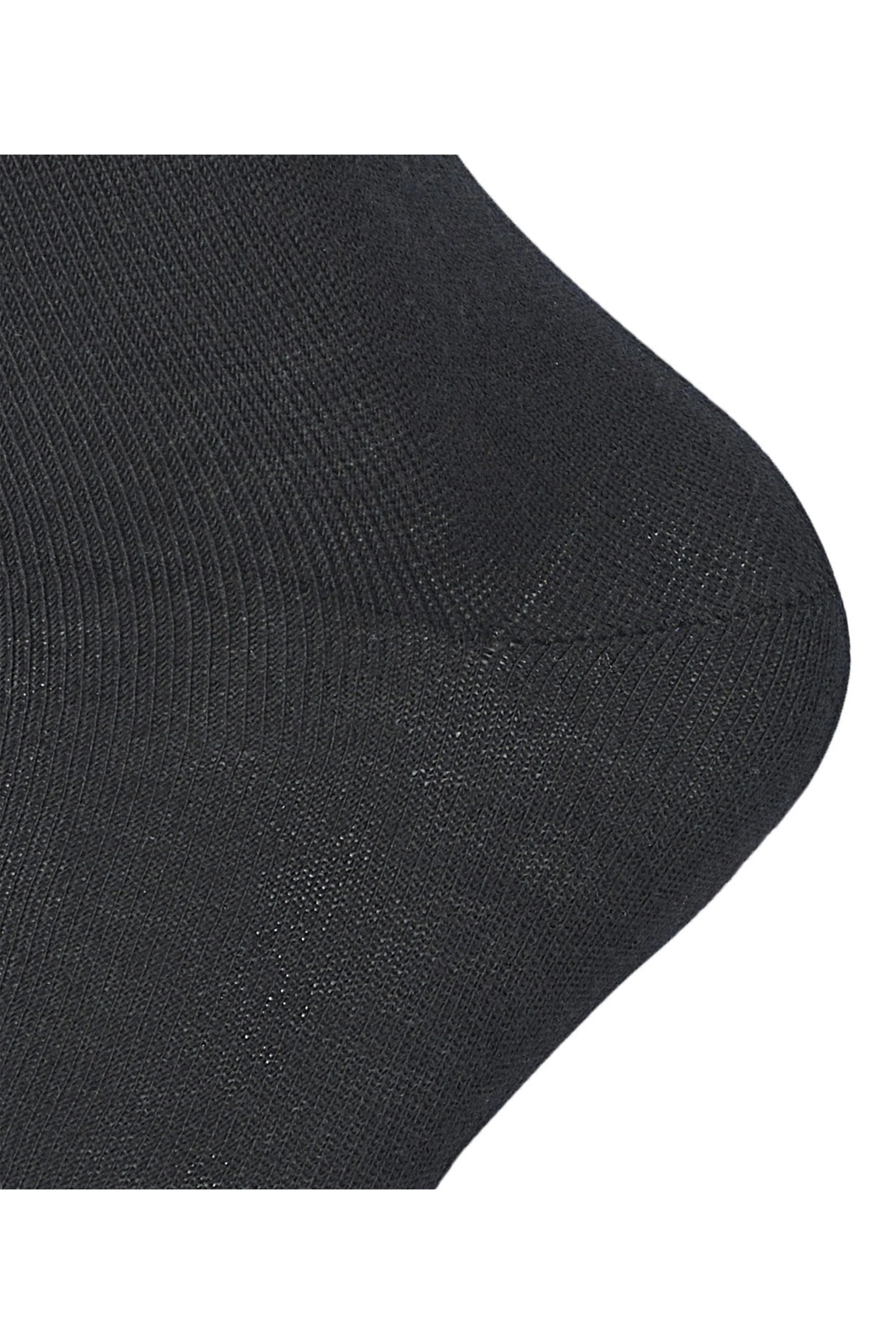 Sam Socks - Women Set Of 3 Long Plain Socks Black 4