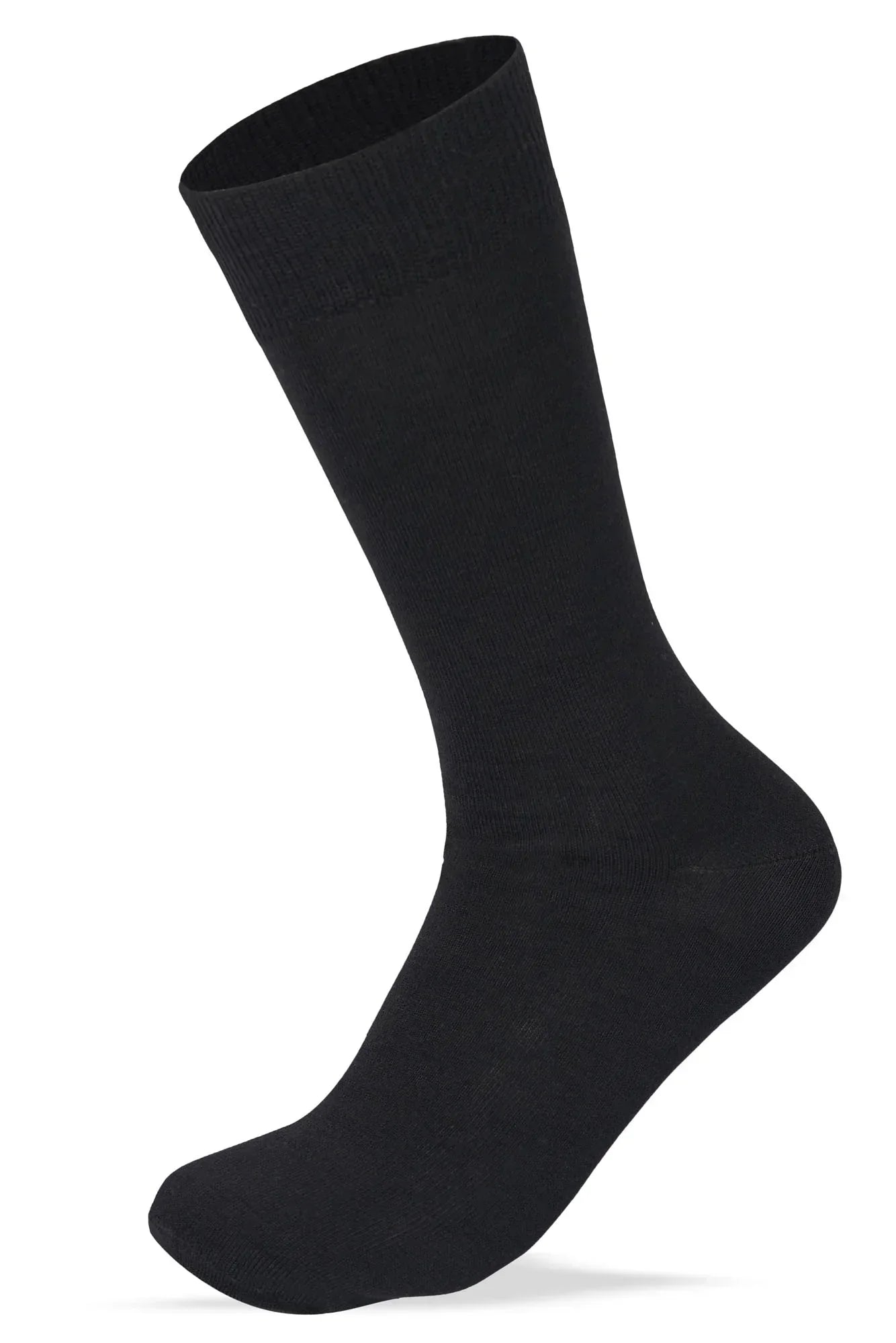 Men Set Of 5 Classic Socks Plain Black - Sam Socks - Babazzaro