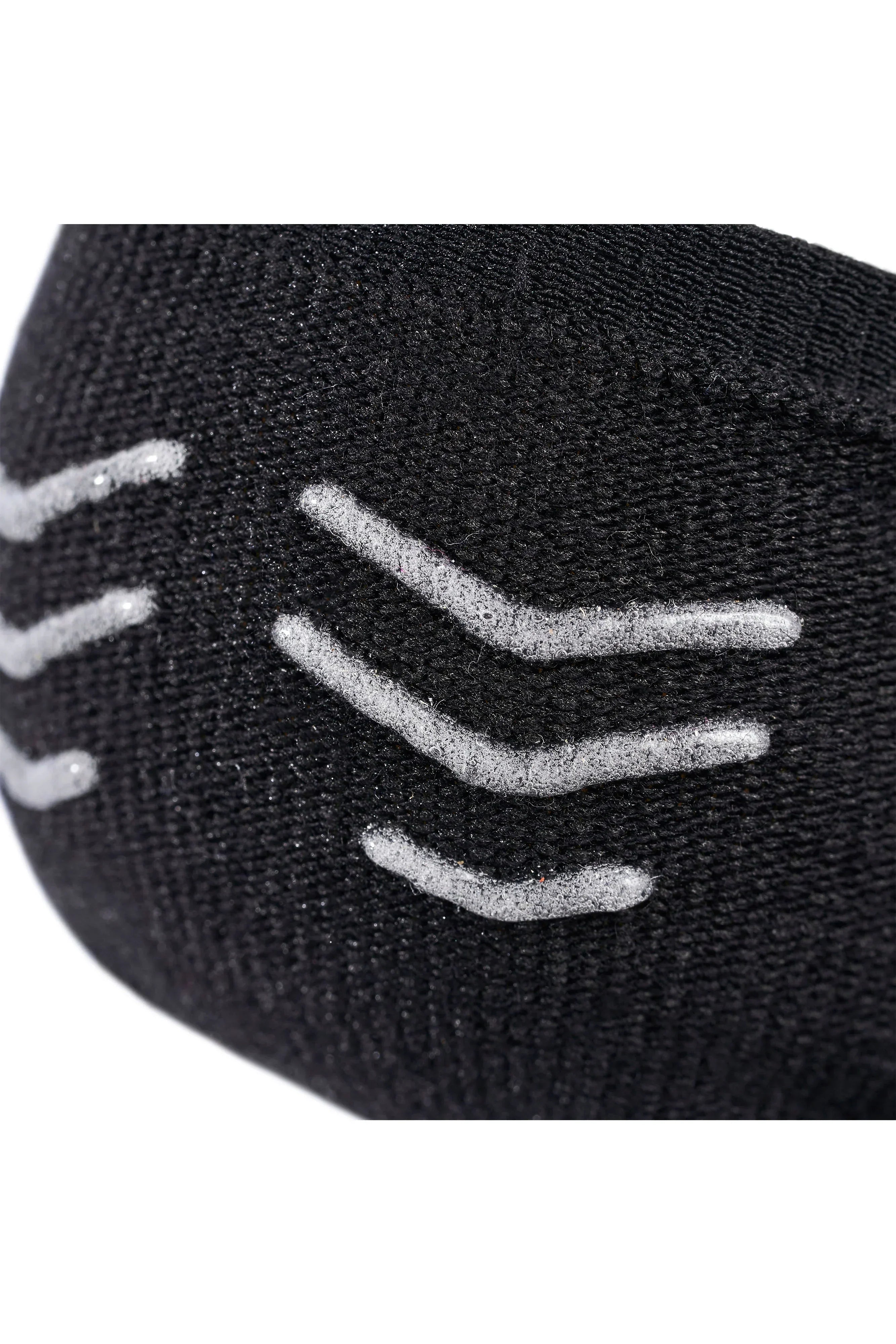 Women Set Of 3 Invisible Silicon Plain Socks Black - Sam Socks - Babazzaro