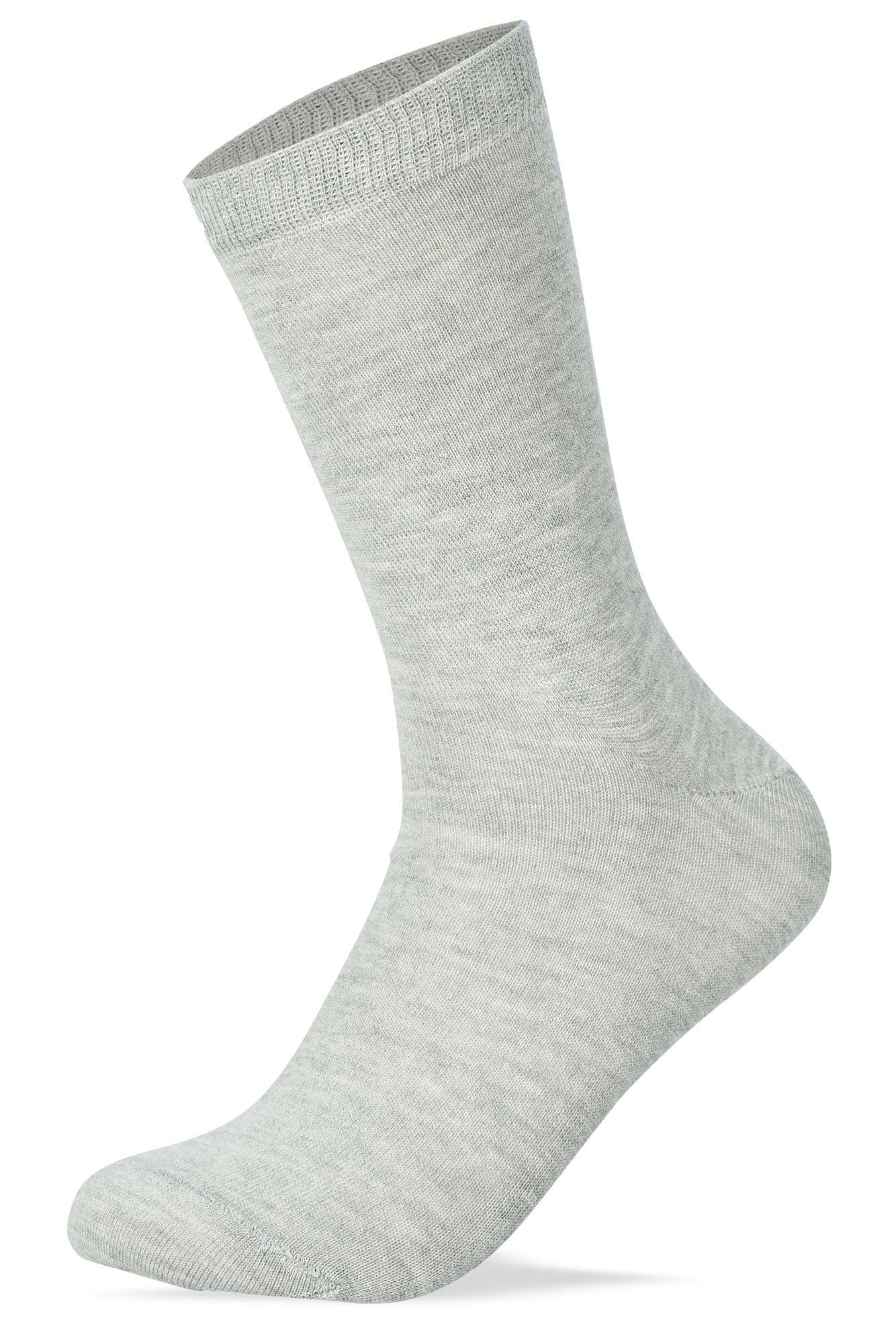 Women Set Of 6 Long Plain Socks Multicolour - Sam Socks - Babazzaro
