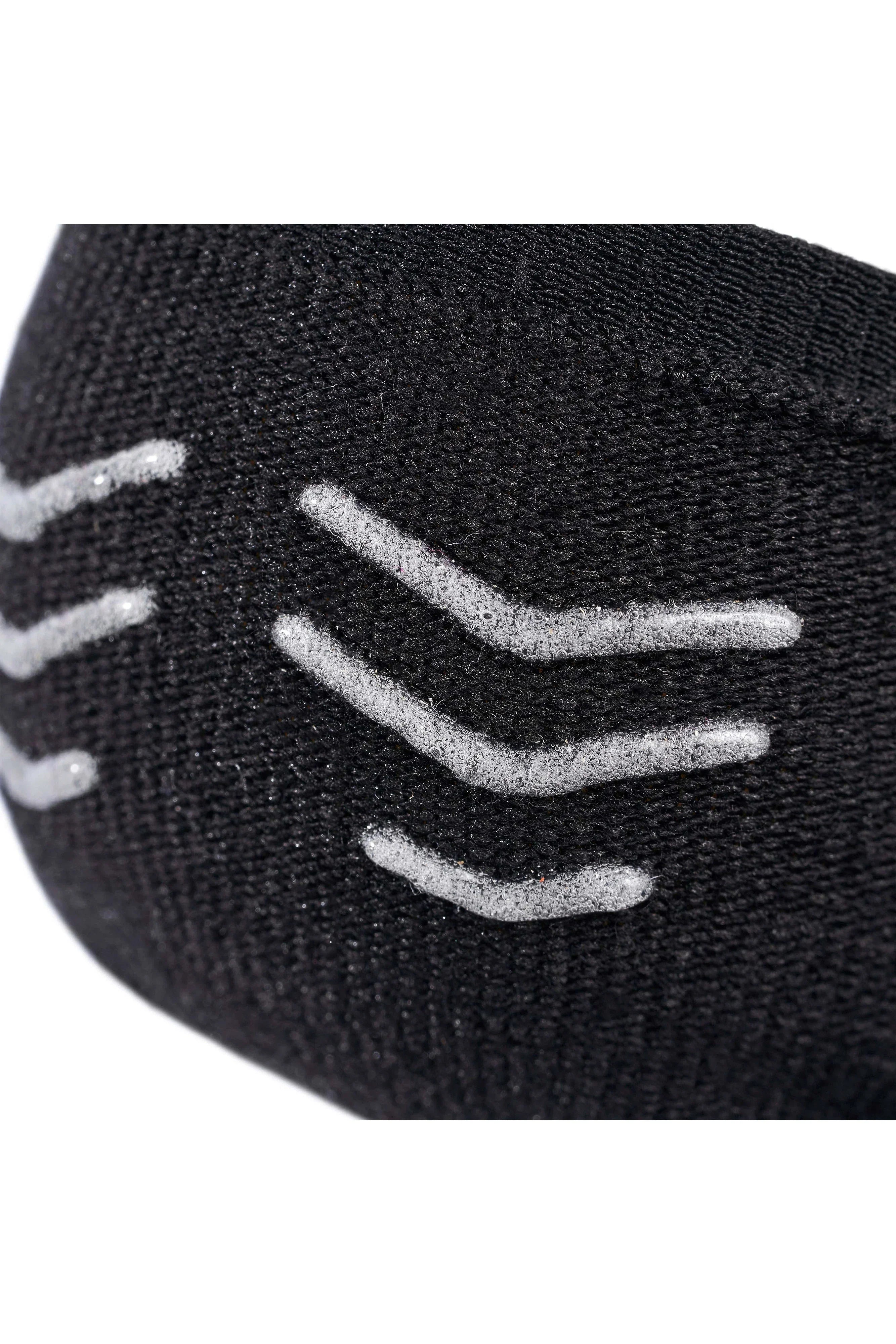Men Set Of 3 Invisible Silicon Plain Socks Black - Sam Socks - Babazzaro