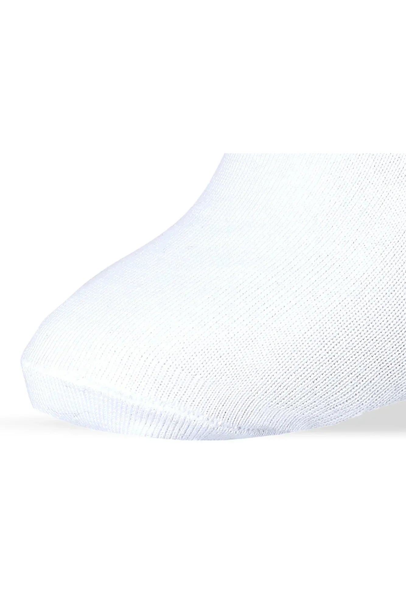 Women Set Of 5 Ankle Plain Socks White - Sam Socks - Babazzaro